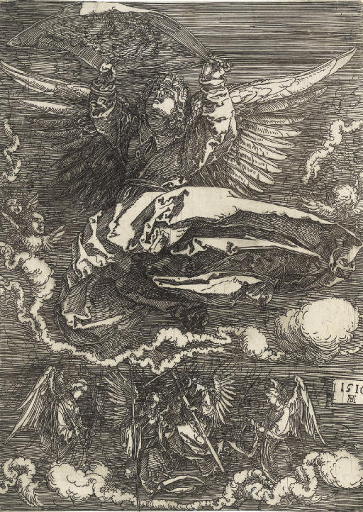 Albrecht Dürer — Сударий, который держит один Ангел (ч. 26; М., Зал. 27; С.М.С. 82)