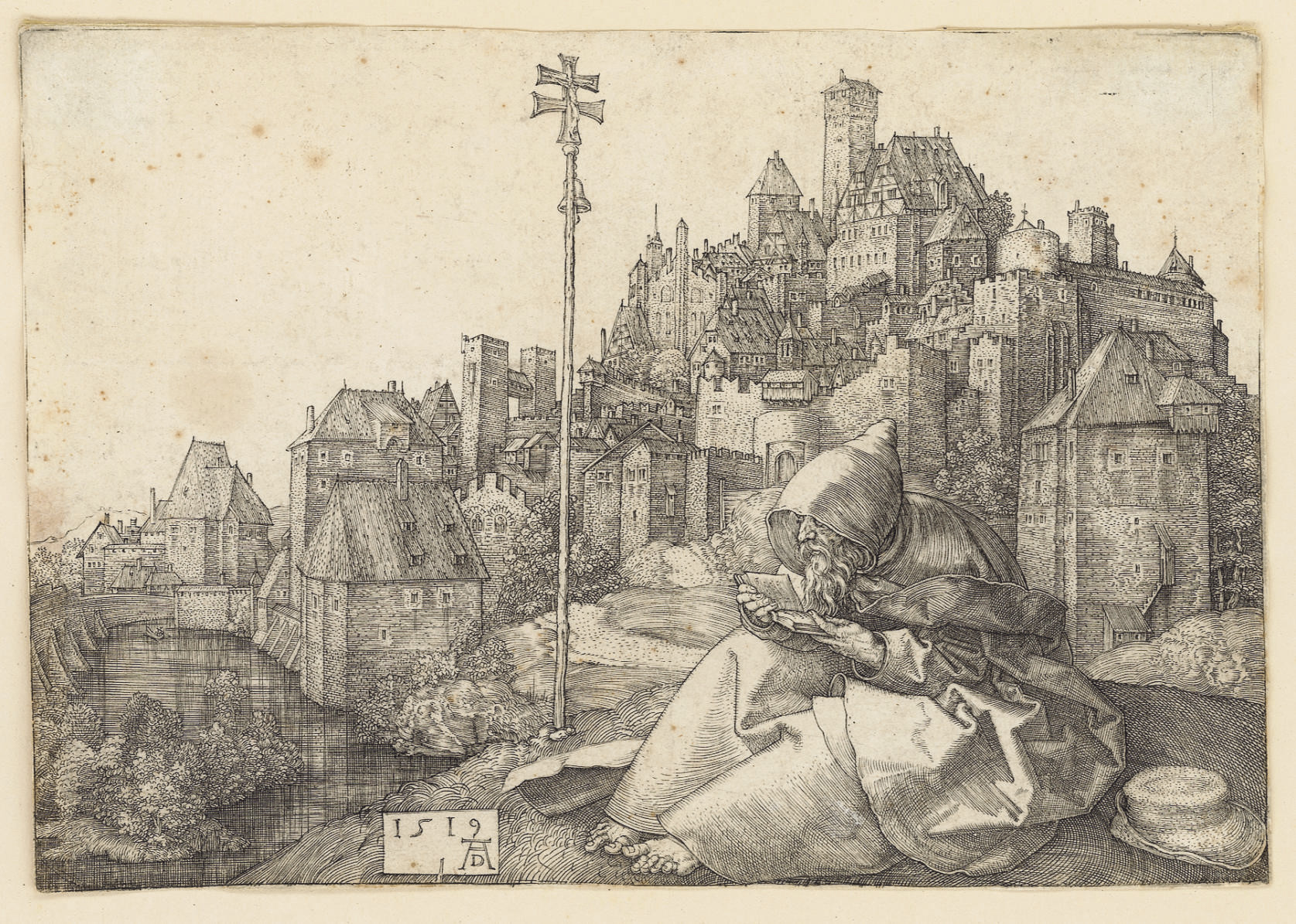 Albrecht Dürer — Рединг святого Антония (Б. 58; М., Холл. 51; С.М.С. 87)