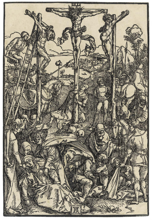 Albrecht Dürer — Голгофа с тремя крестами (т. 59; М., Зал. 180; С.М.С. 131)