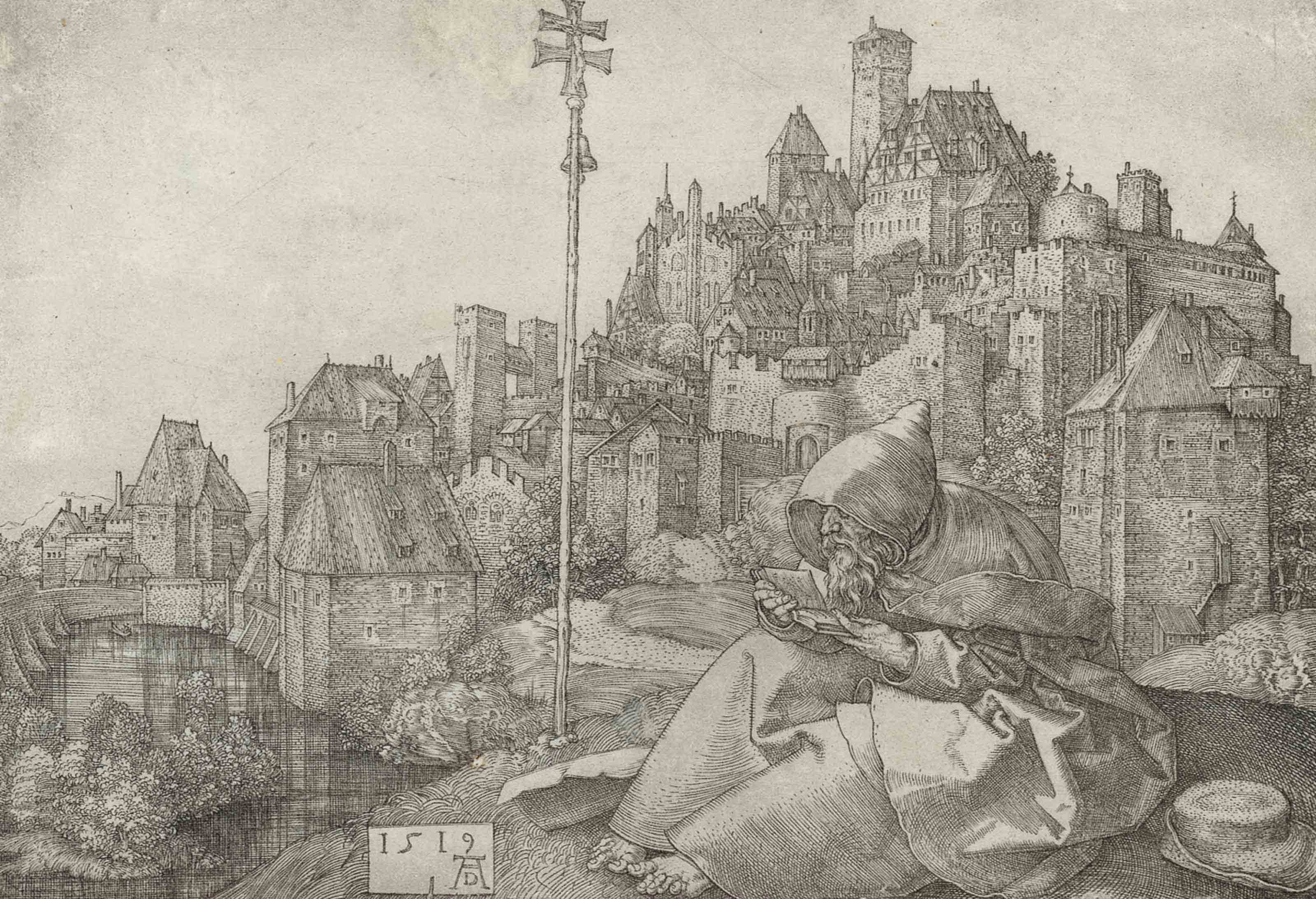 Albrecht Dürer — Рединг святого Антония (Б. 58; М., Холл. 51; С.М.С. 87)
