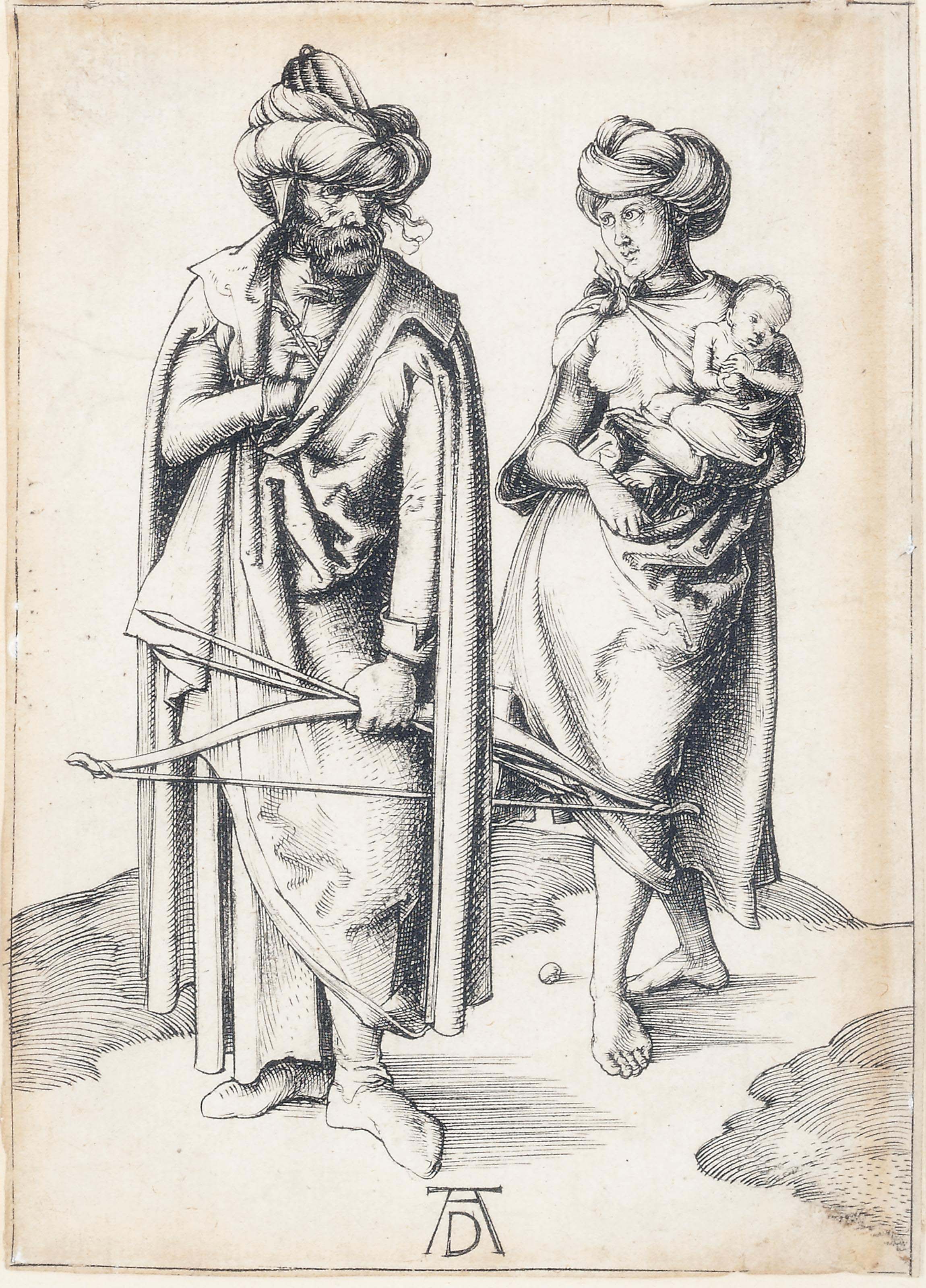 Albrecht Dürer — Турецкая семья (Барч, 85 лет; Медер, Холстейн, 80 лет)