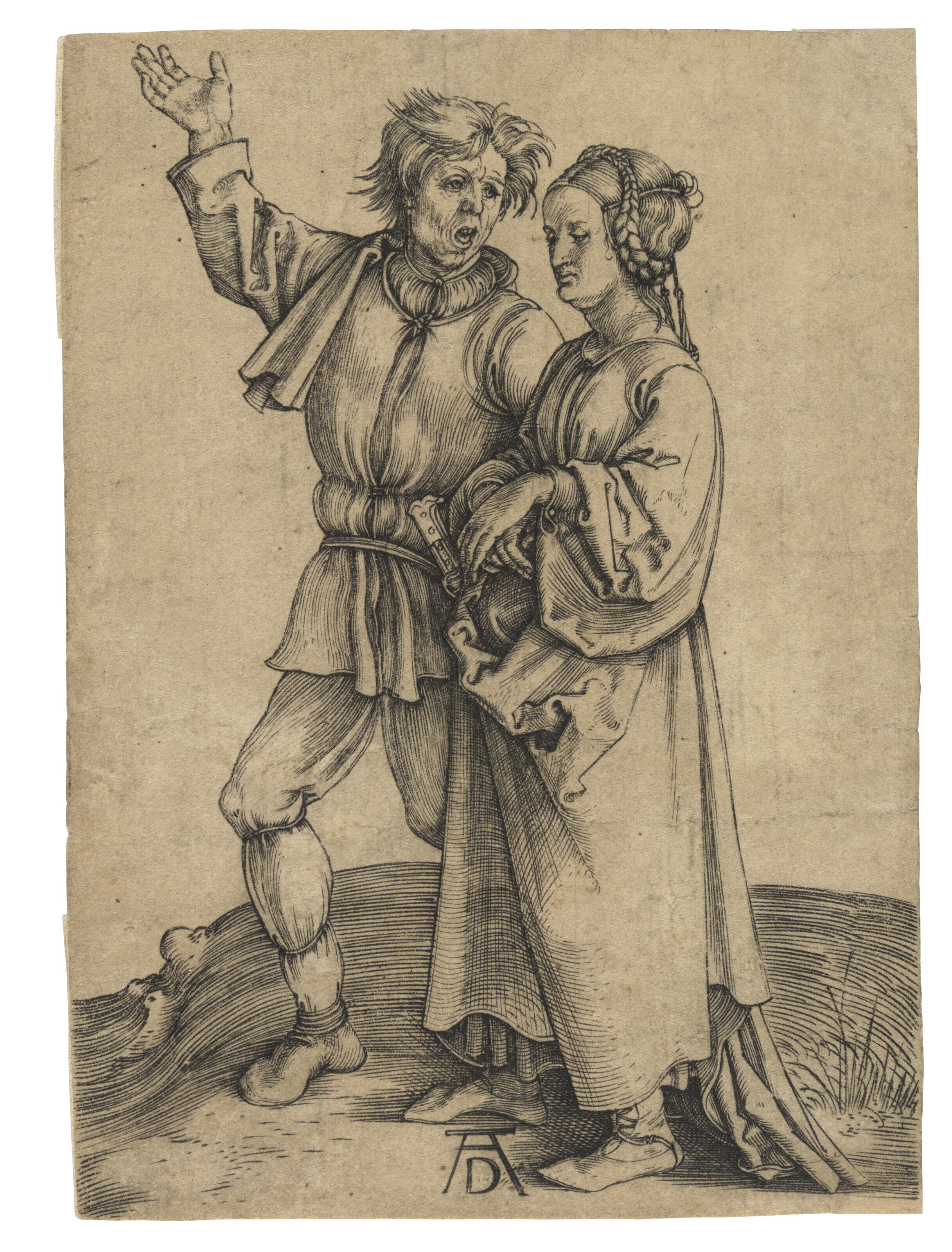 Albrecht Dürer — Крестьянин и его жена