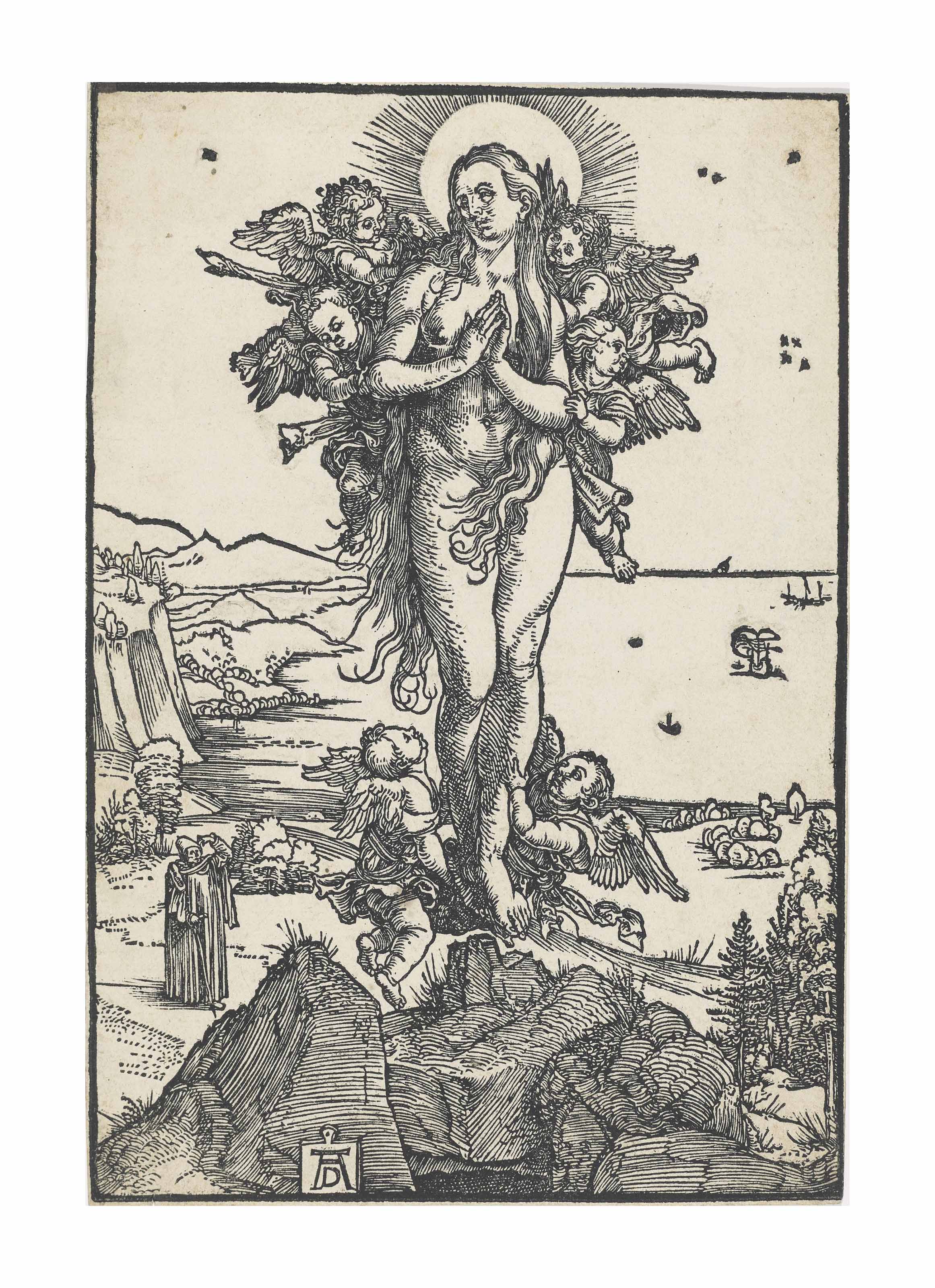 Albrecht Dürer — Возвышение святой Марии Магдалины