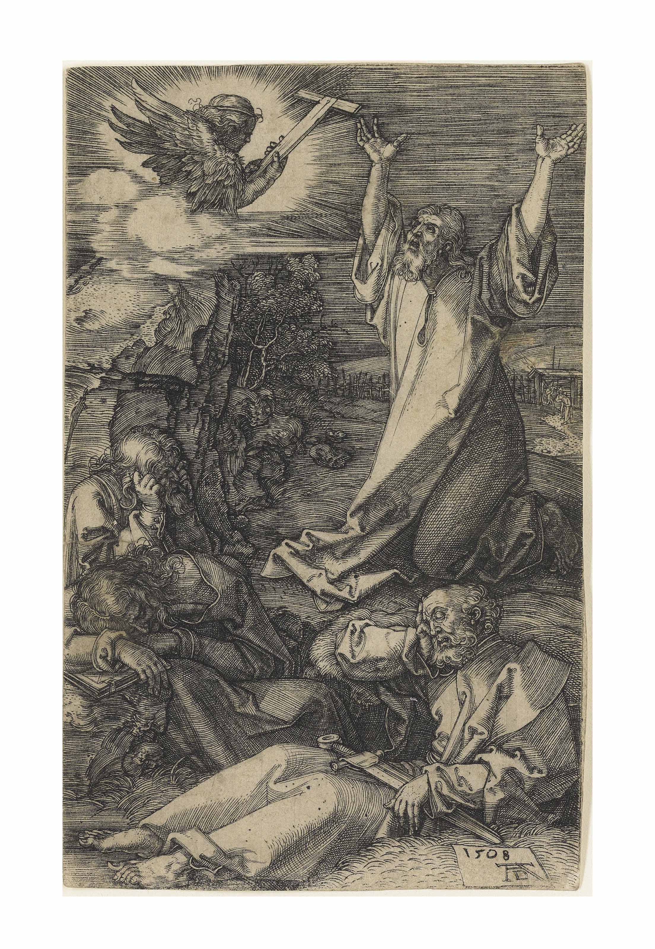 Albrecht Dürer — Христос на Елеонской горе