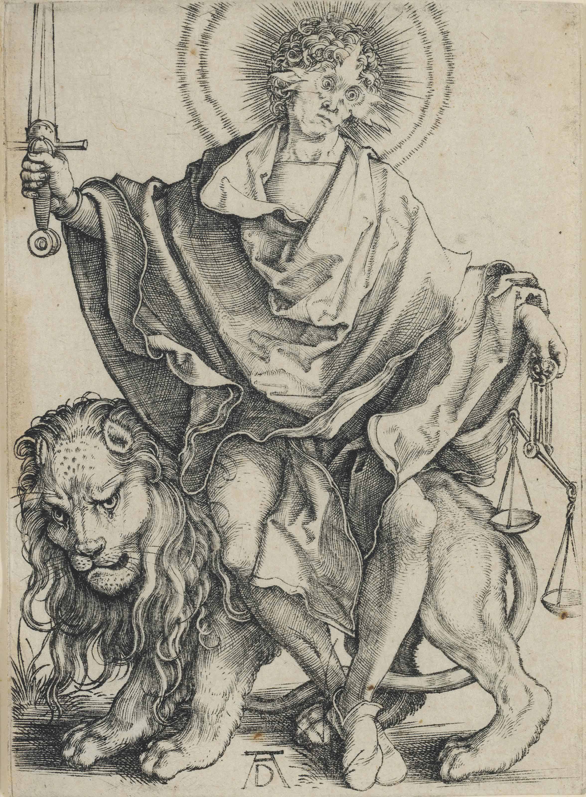 Albrecht Dürer — Сол правосудия (Барч, 79; Медер, Холстейн, 73; Шох, Менде и Шербаум по 23)