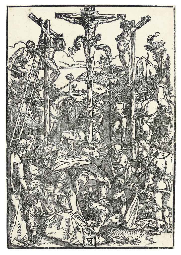 Albrecht Dürer — Голгофа с тремя крестами (Барч, 59; Медер, Холстейн, 180)