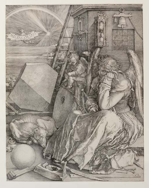 Albrecht Dürer — Меленколия I (B. 74; M., Holl. 75; S.M.S. 71)