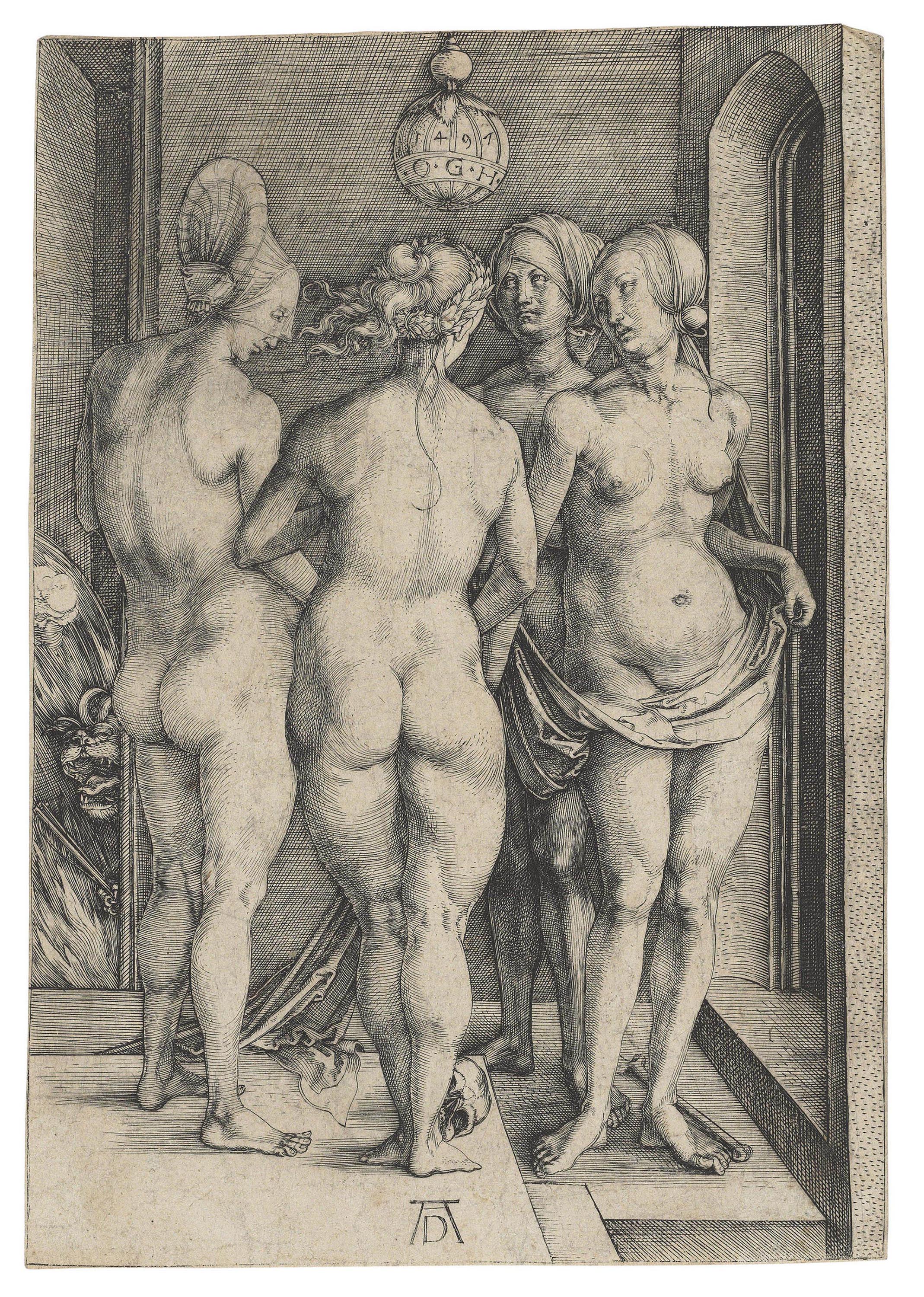 Albrecht Dürer — Четыре обнаженные женщины
