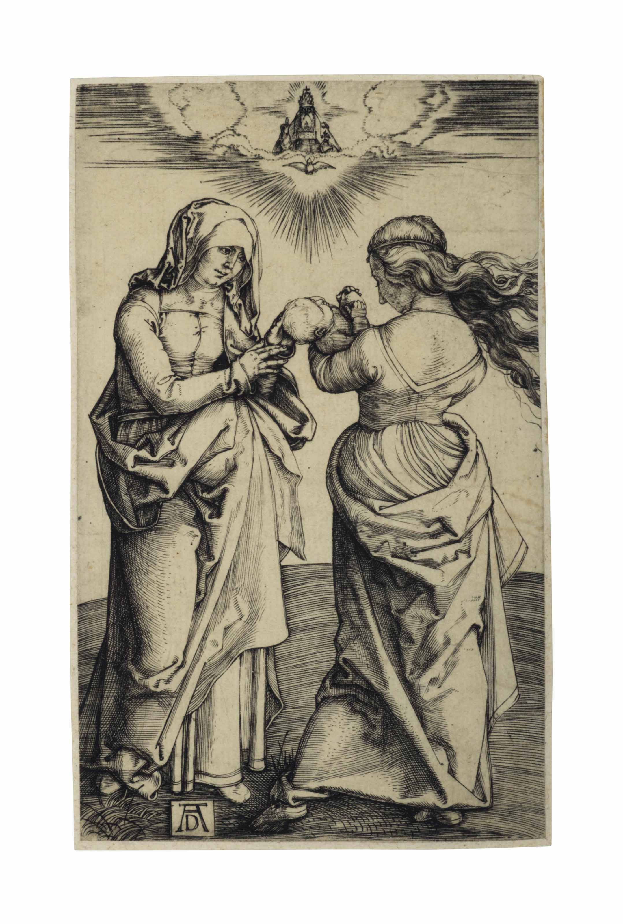 Albrecht Dürer — Богородица с младенцем и святой Анной