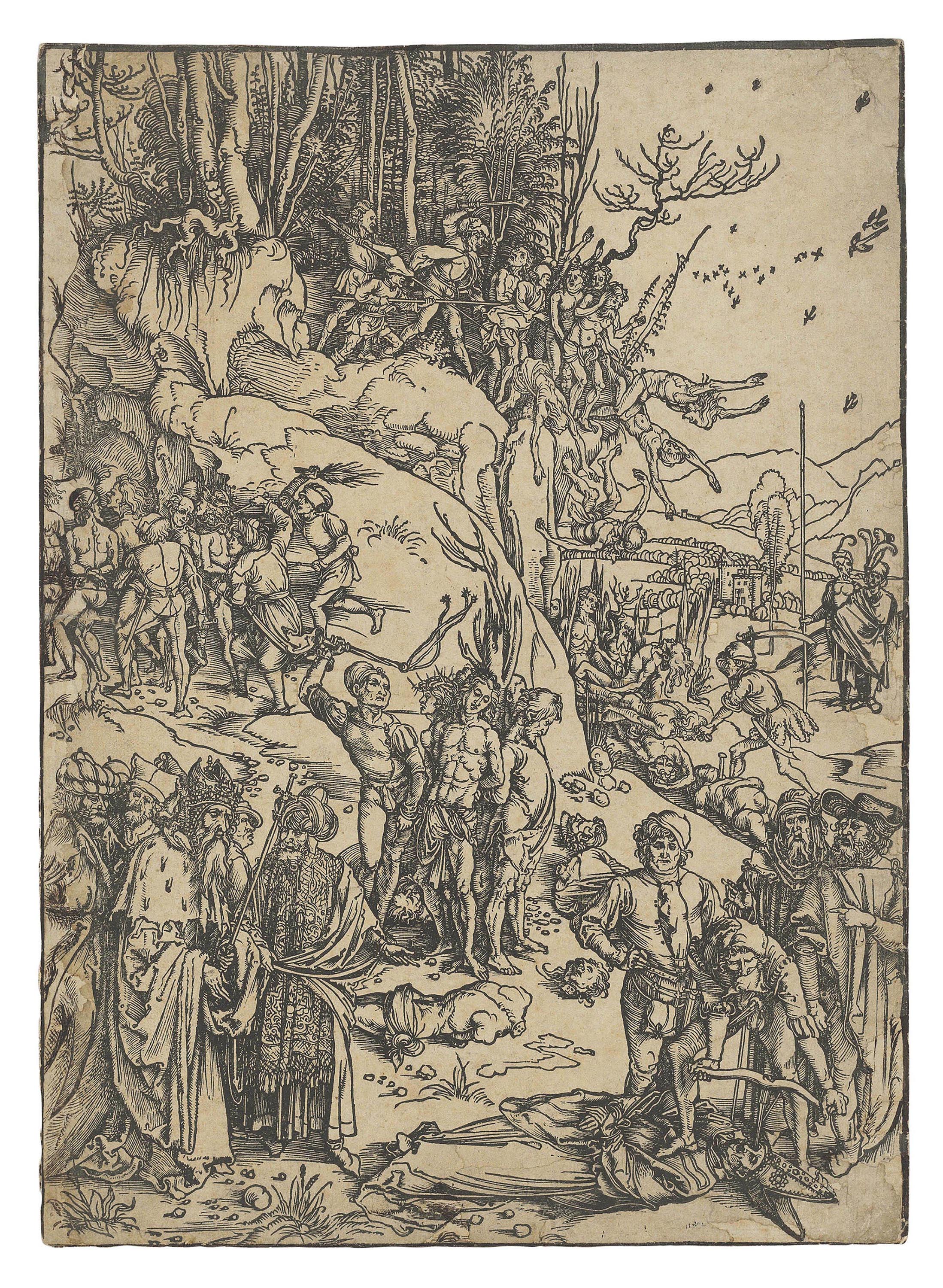 Albrecht Dürer — Мученическая смерть десяти тысяч