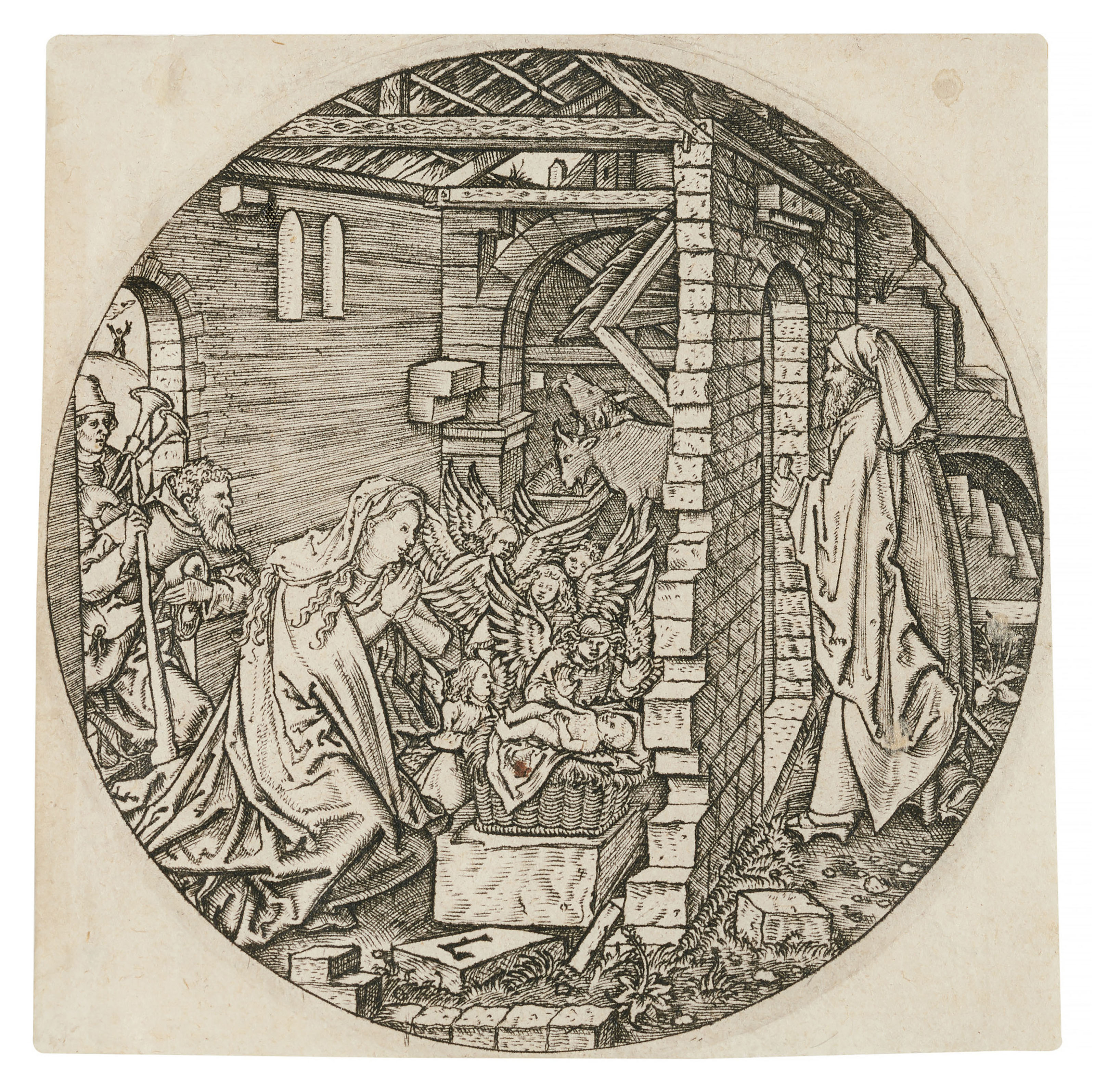 Albrecht Dürer — Рождество Христово, из книги "Житие Пресвятой Богородицы"
