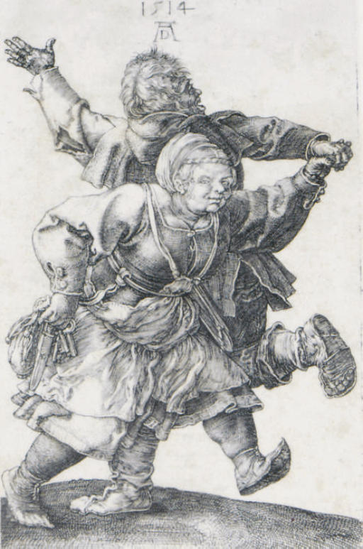 Albrecht Dürer — Крестьянская пара танцует
