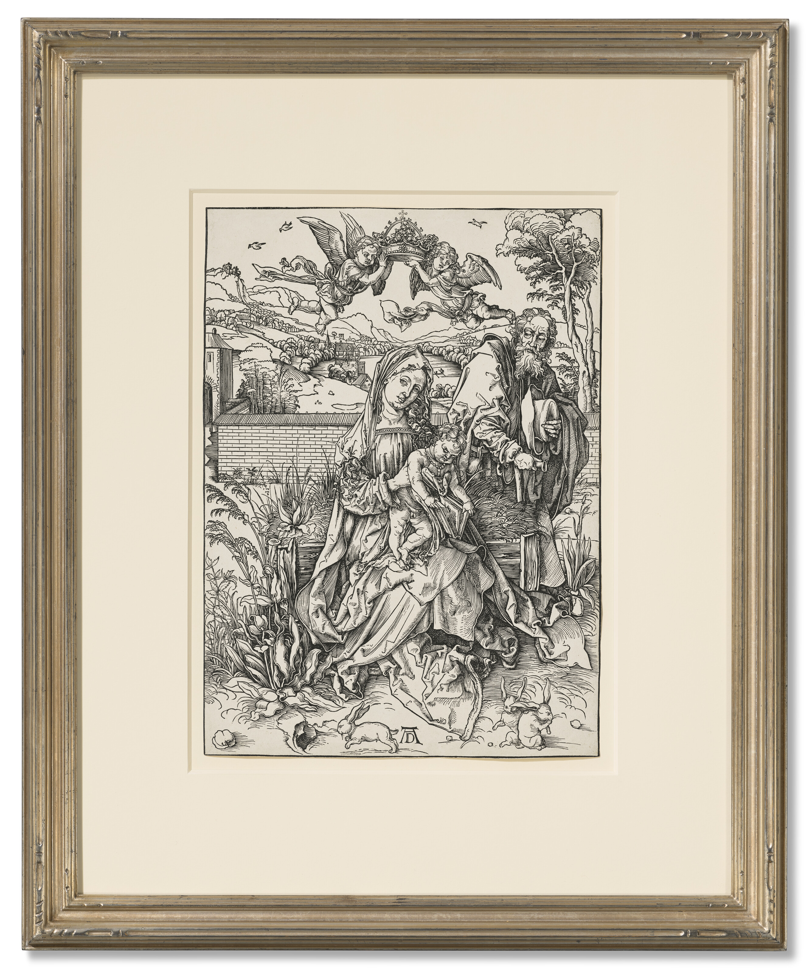 Albrecht Dürer — Святое семейство с тремя зайцами, изображение 2