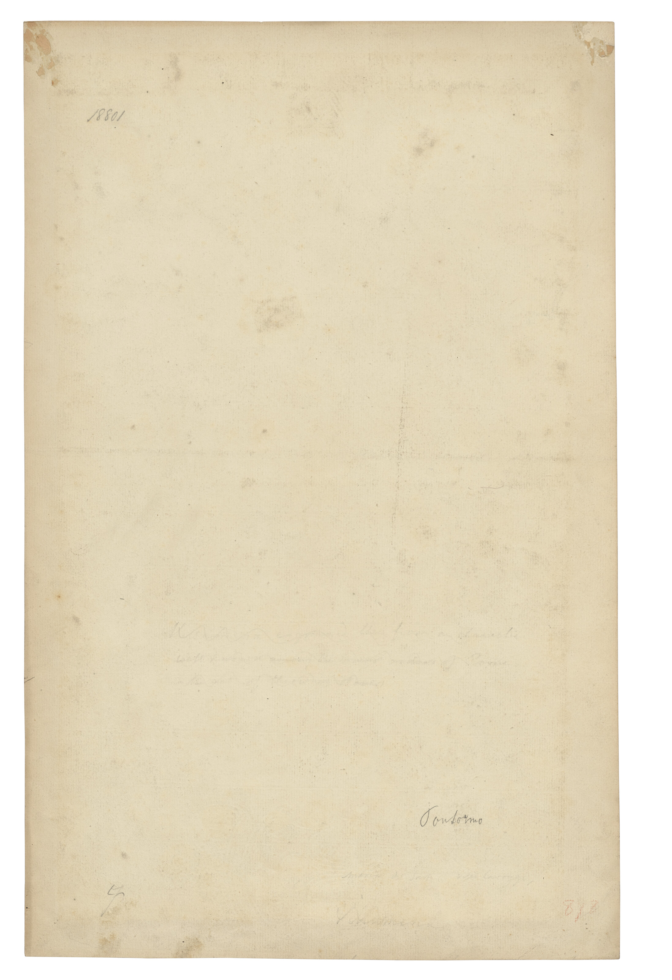 Alessandro Allori — Стоящий мужчина, поворачивающийся налево с распростертыми руками, изображение 2