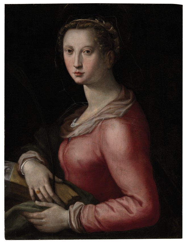 Alessandro Allori — Святая Екатерина