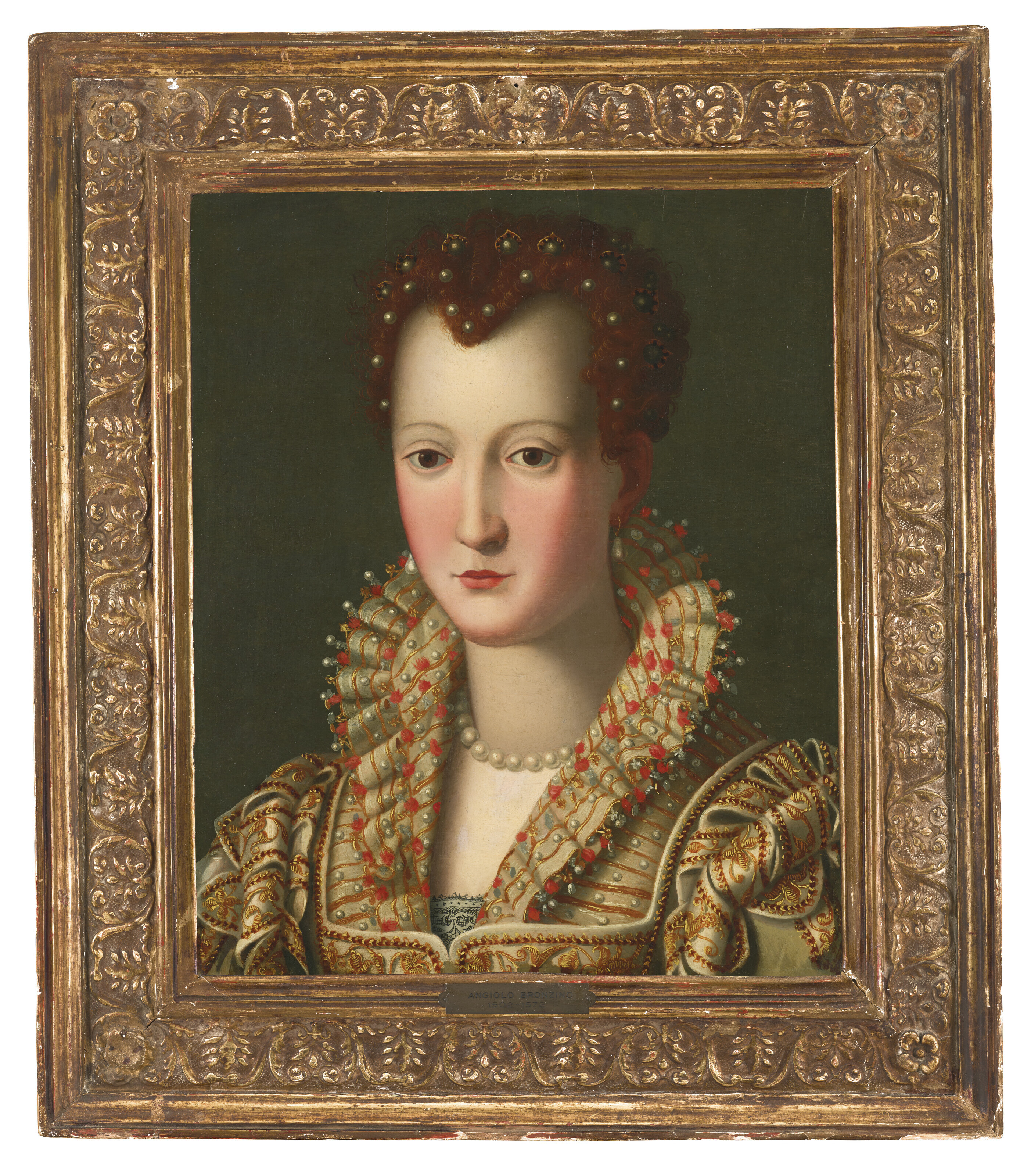 Alessandro Allori — Портрет Вирджинии Медичи (1568-1615), во весь рост, изображение 2