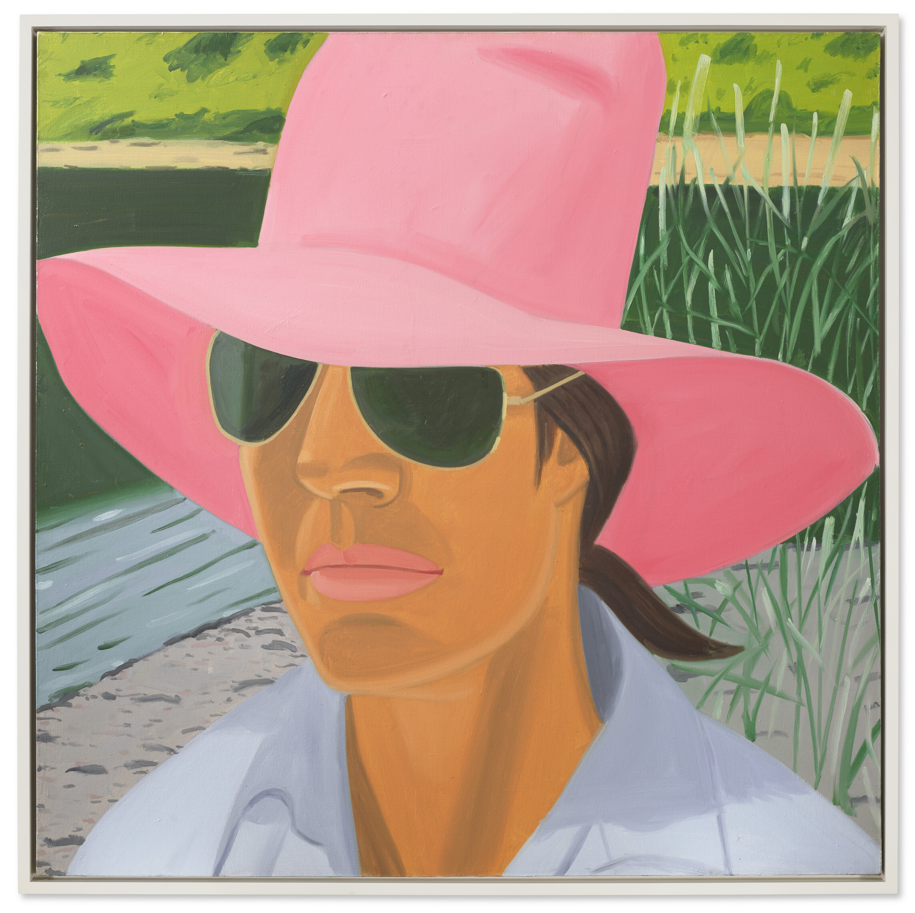 Alex Katz — Ада в розовой шляпке, изображение 2