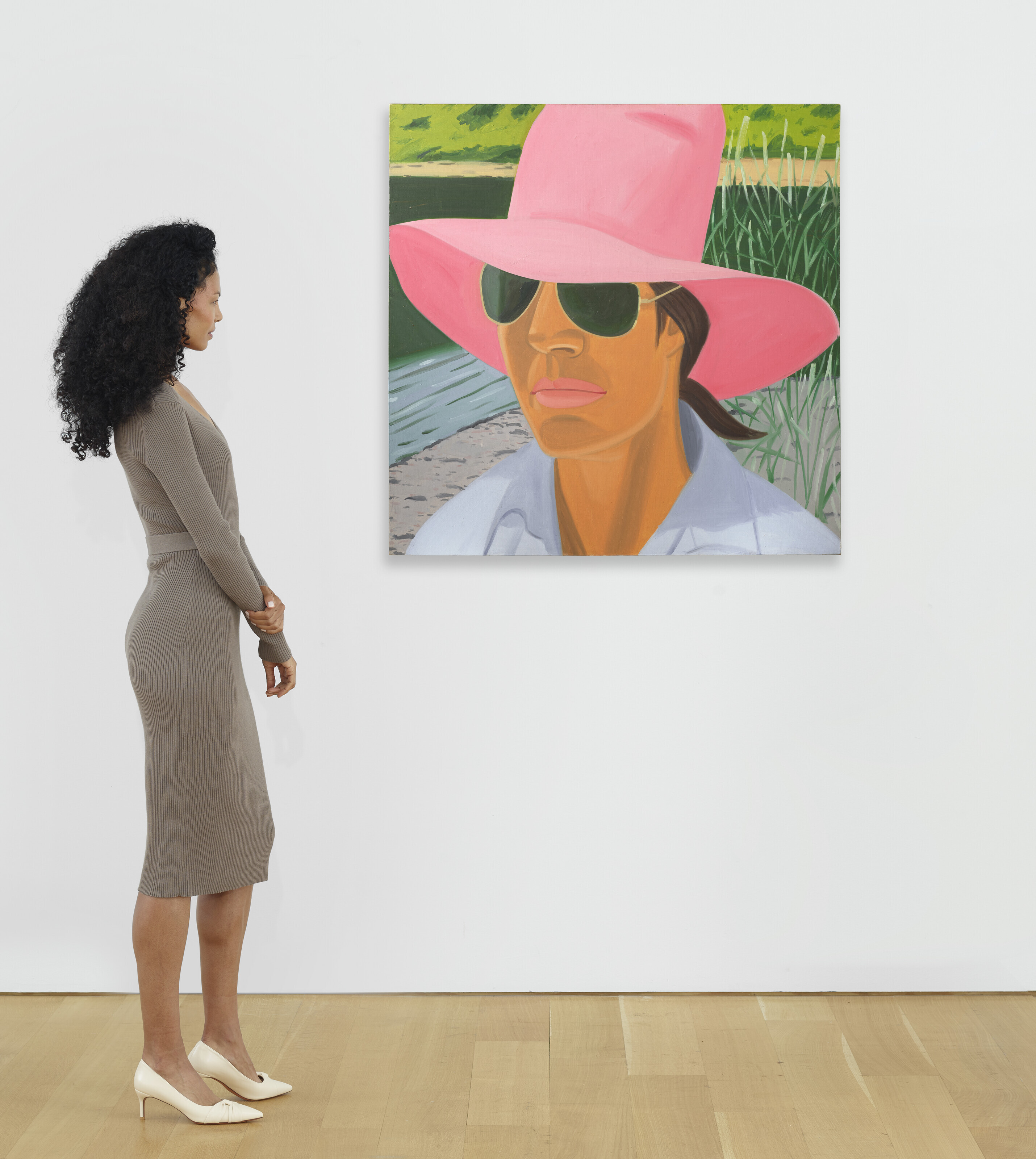Alex Katz — Ада в розовой шляпке, изображение 4