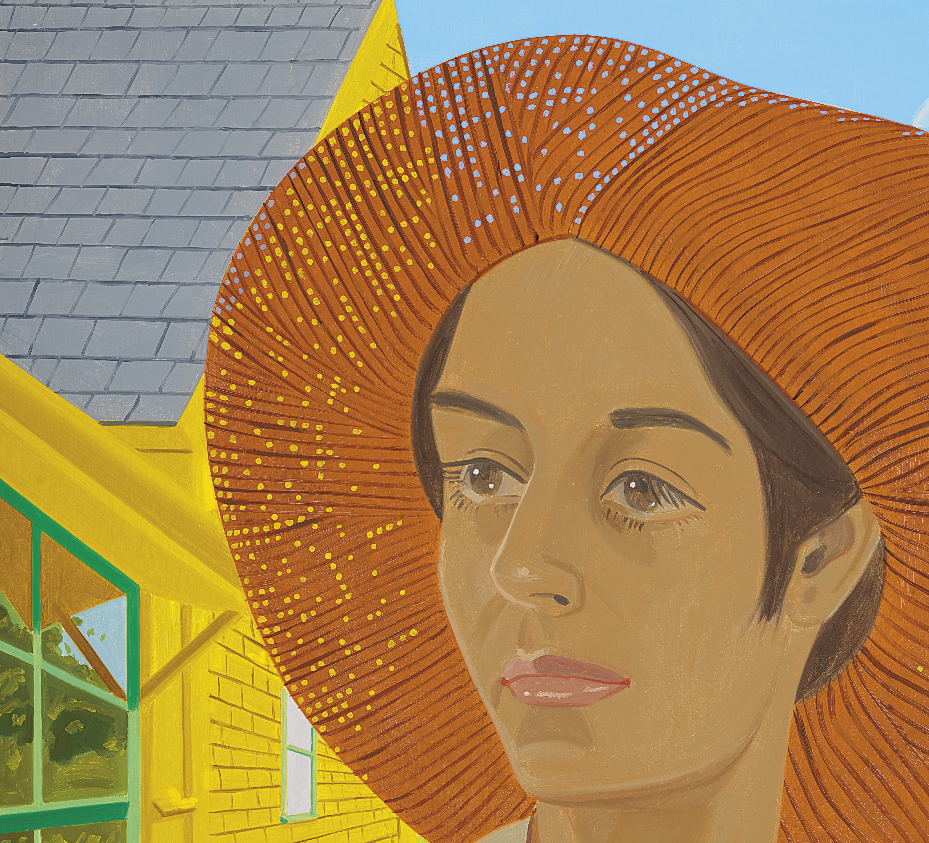 Alex Katz — Оранжевая шляпа 2, изображение 2