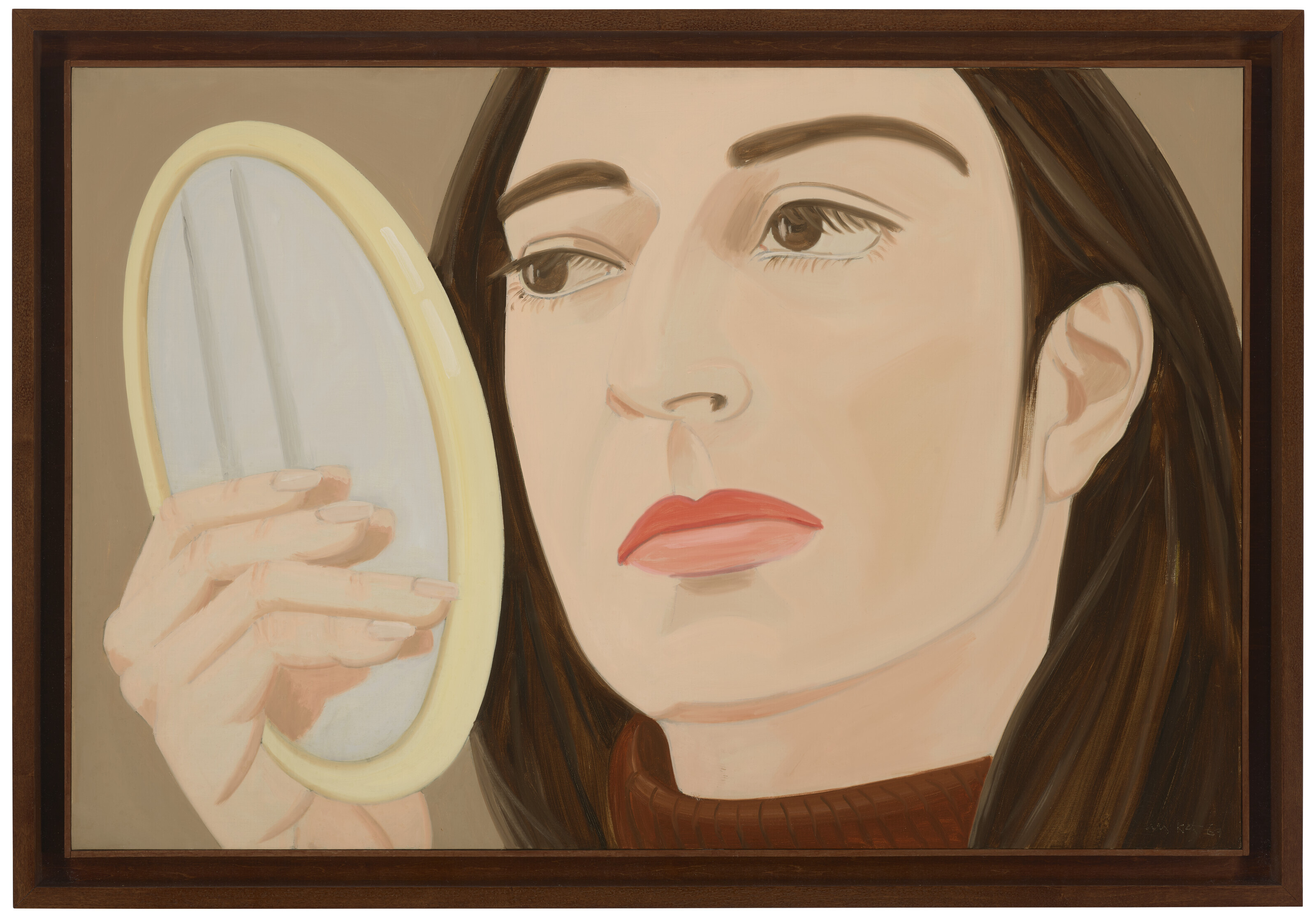 Alex Katz — Ада с зеркалом, изображение 2