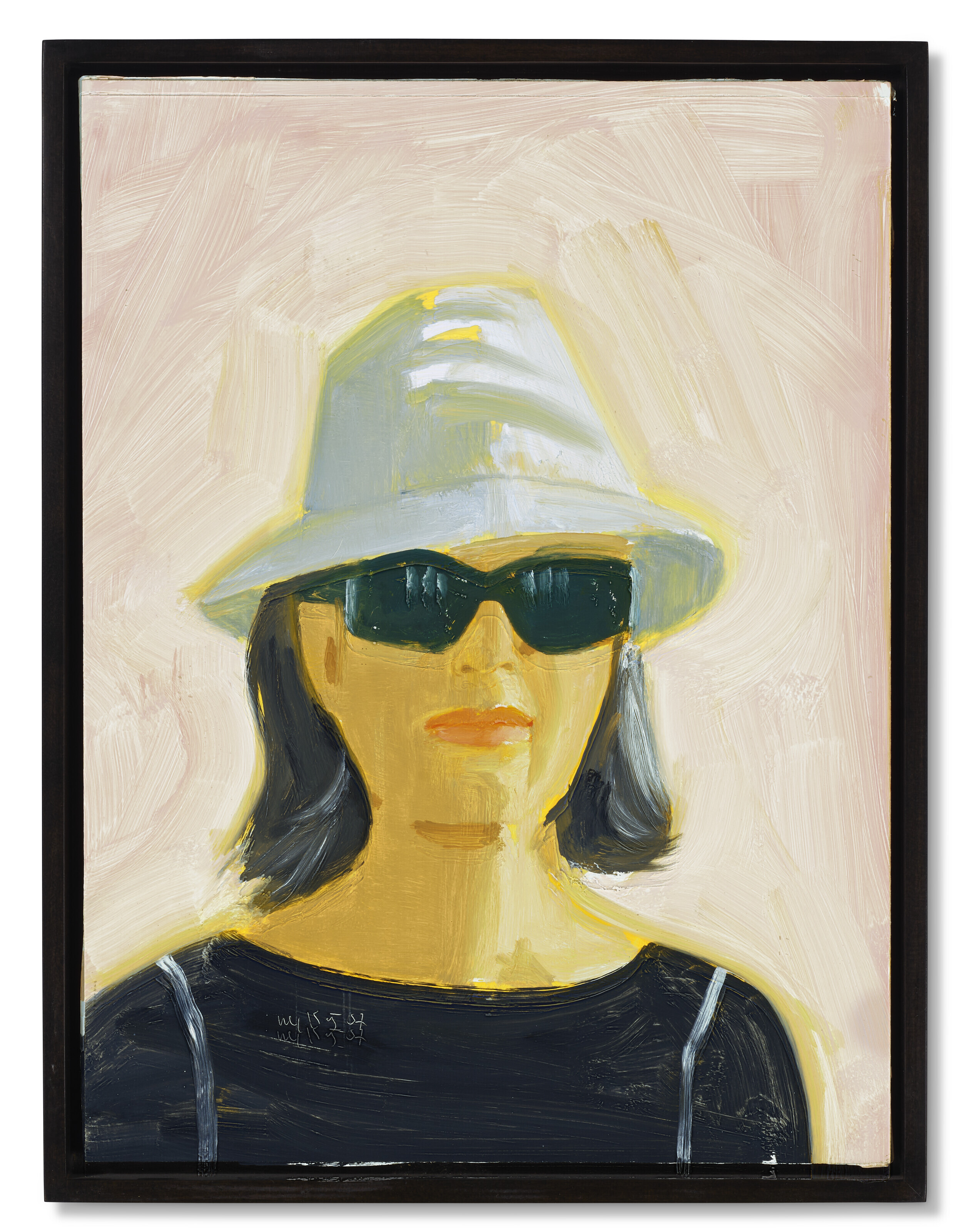 Alex Katz — Ада в белой шляпе и солнечных очках, изображение 2