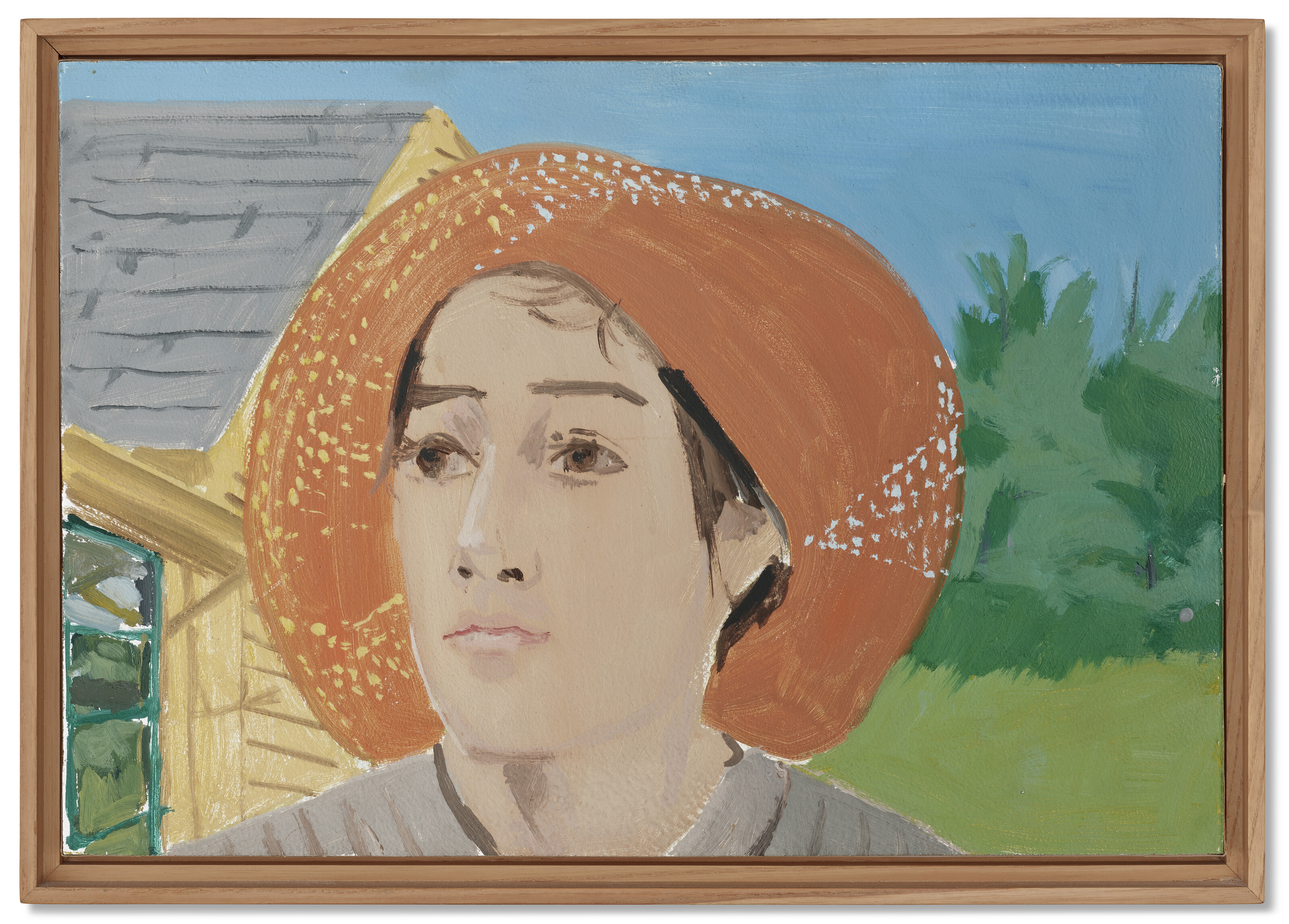 Alex Katz — Оранжевая шляпа I, изображение 2