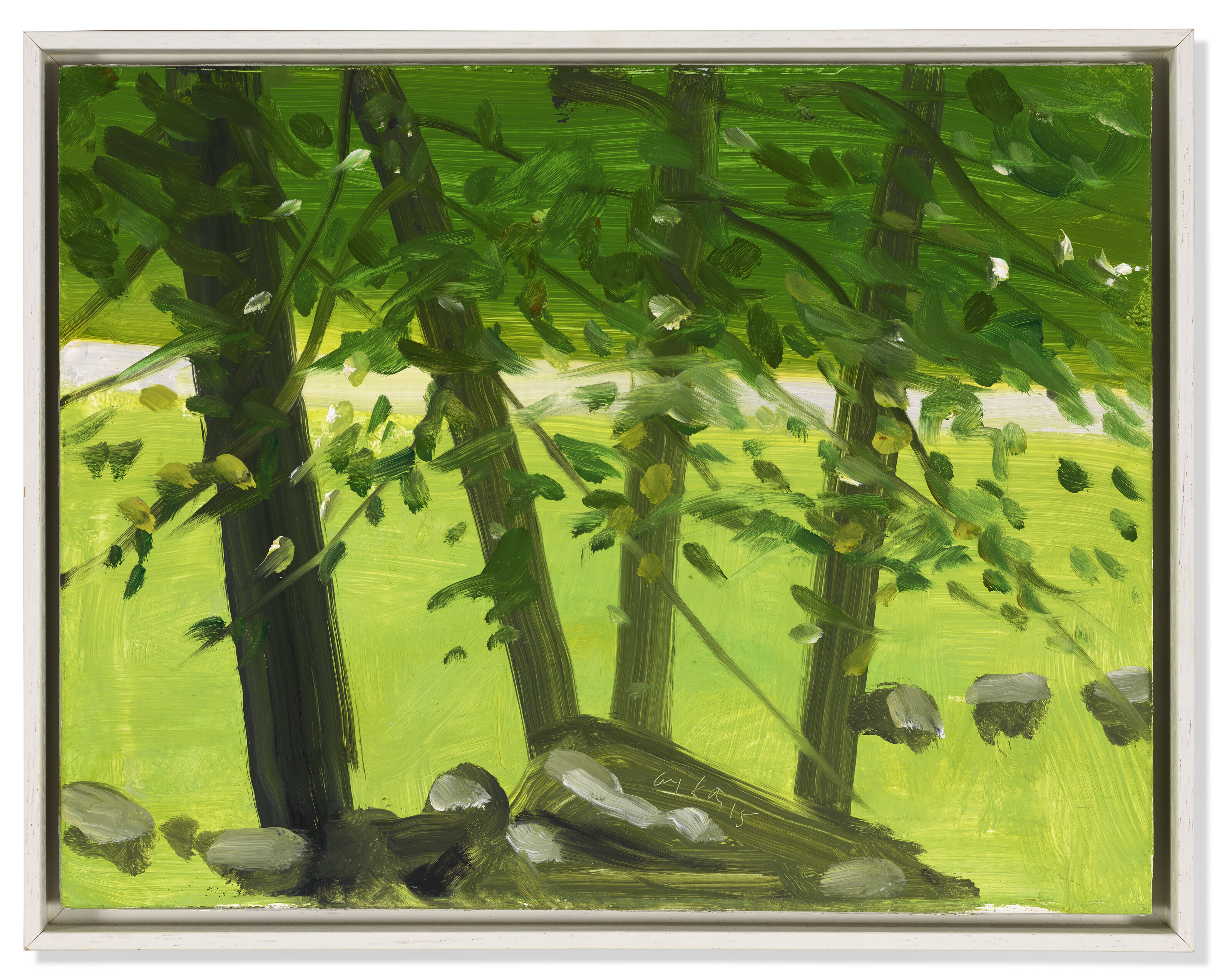 Alex Katz — Четыре дерева, изображение 2