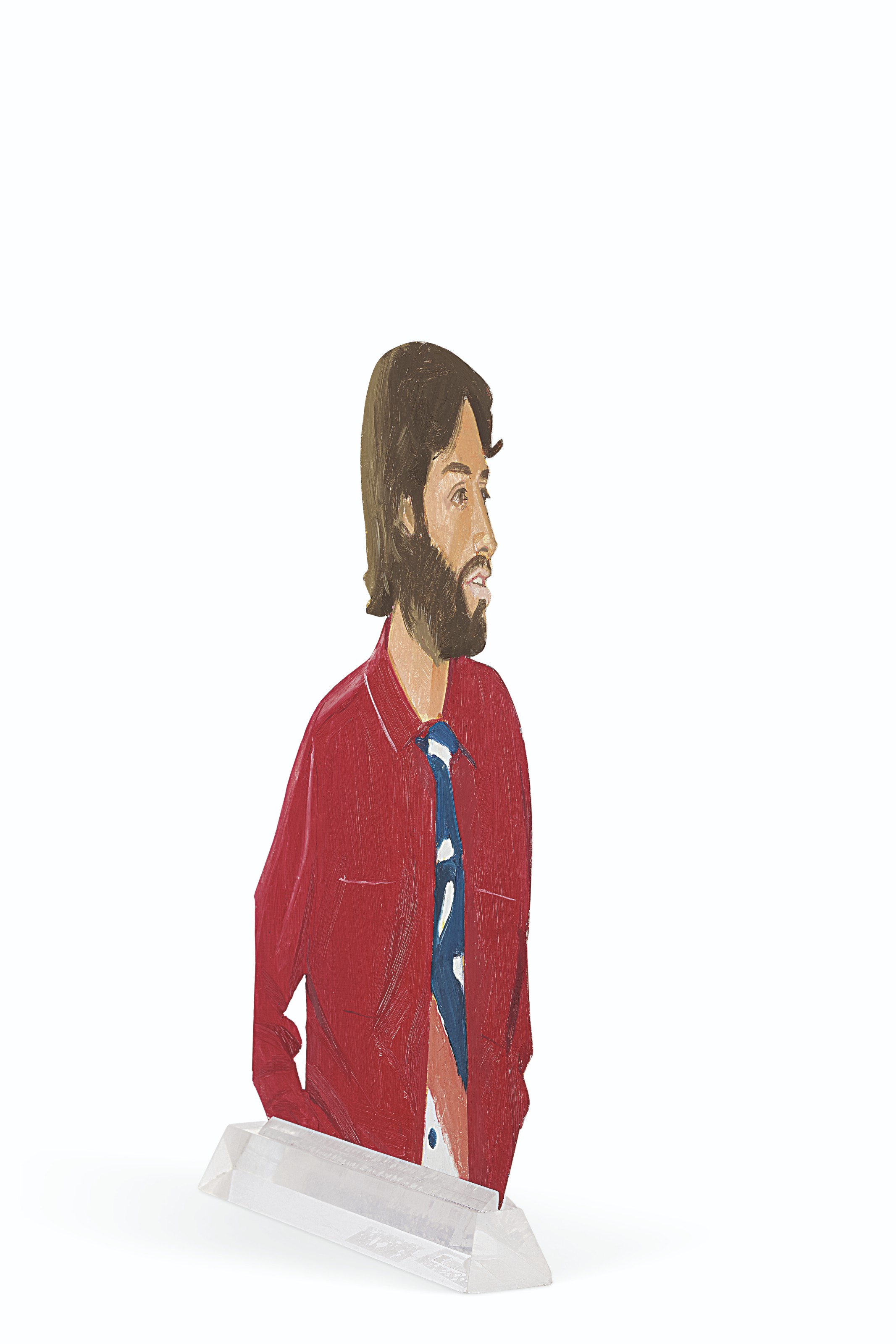 Alex Katz — Красный, белый, синий галстук, изображение 2