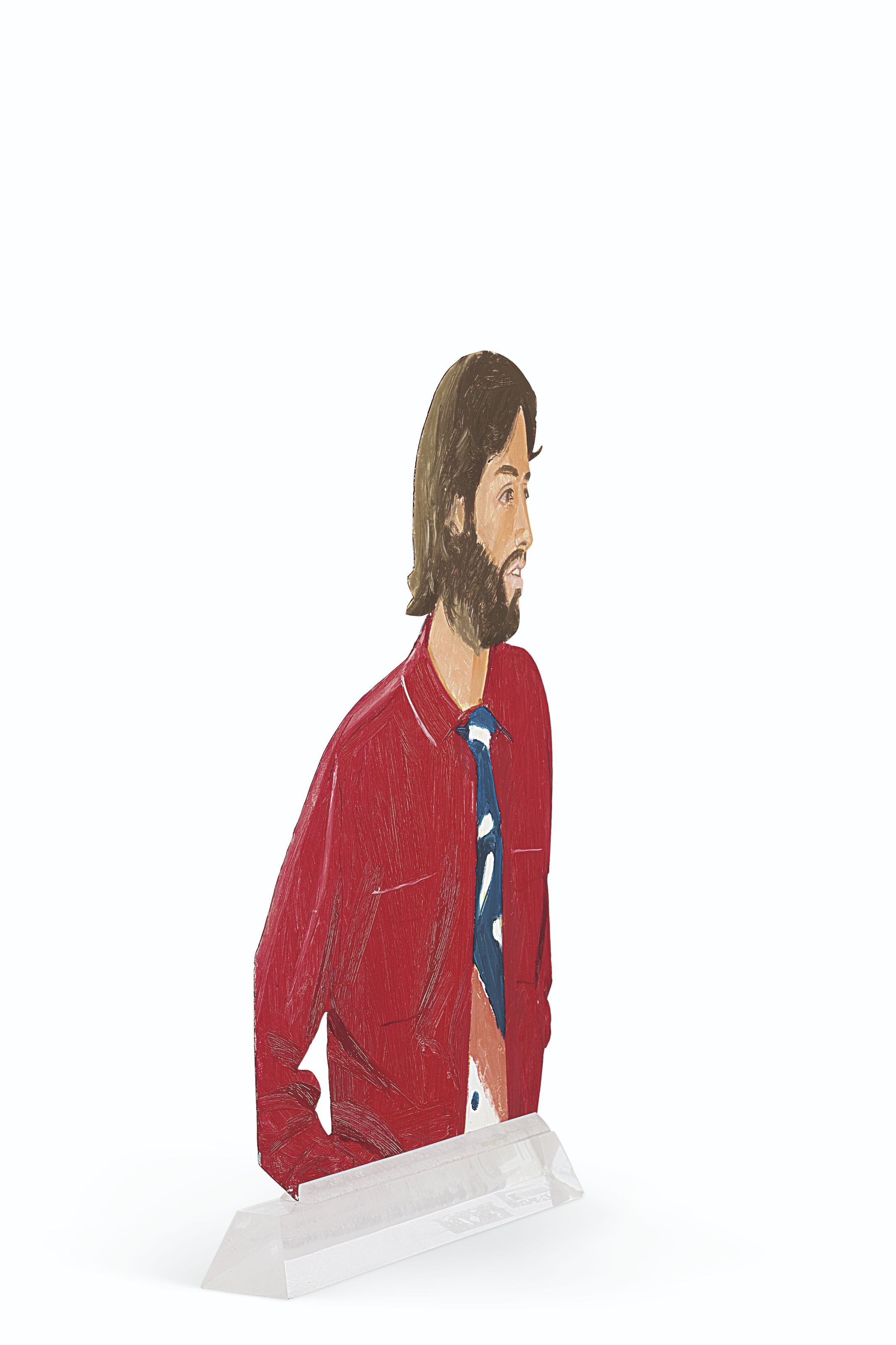 Alex Katz — Красный, белый, синий галстук, изображение 3