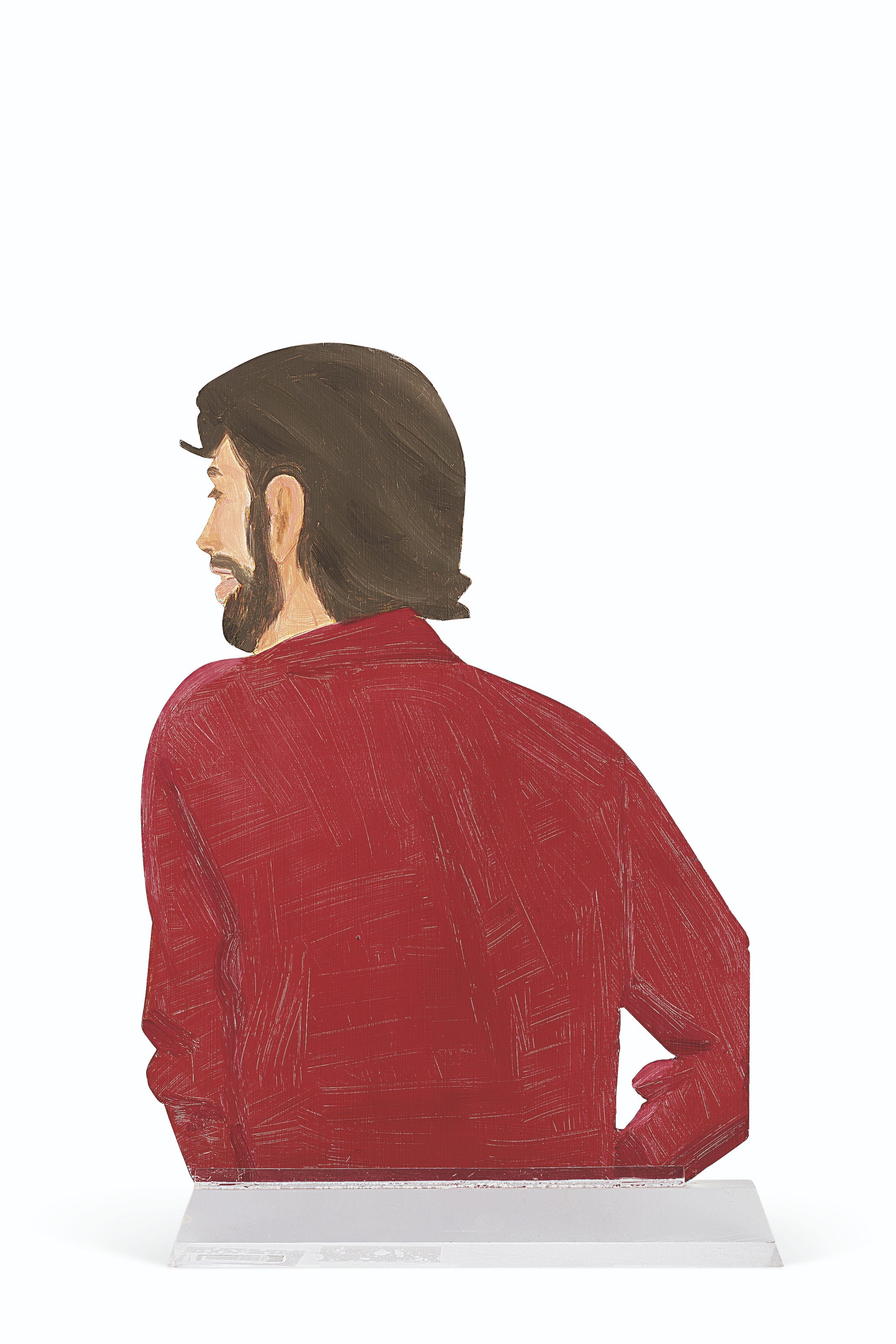 Alex Katz — Красный, белый, синий галстук, изображение 4