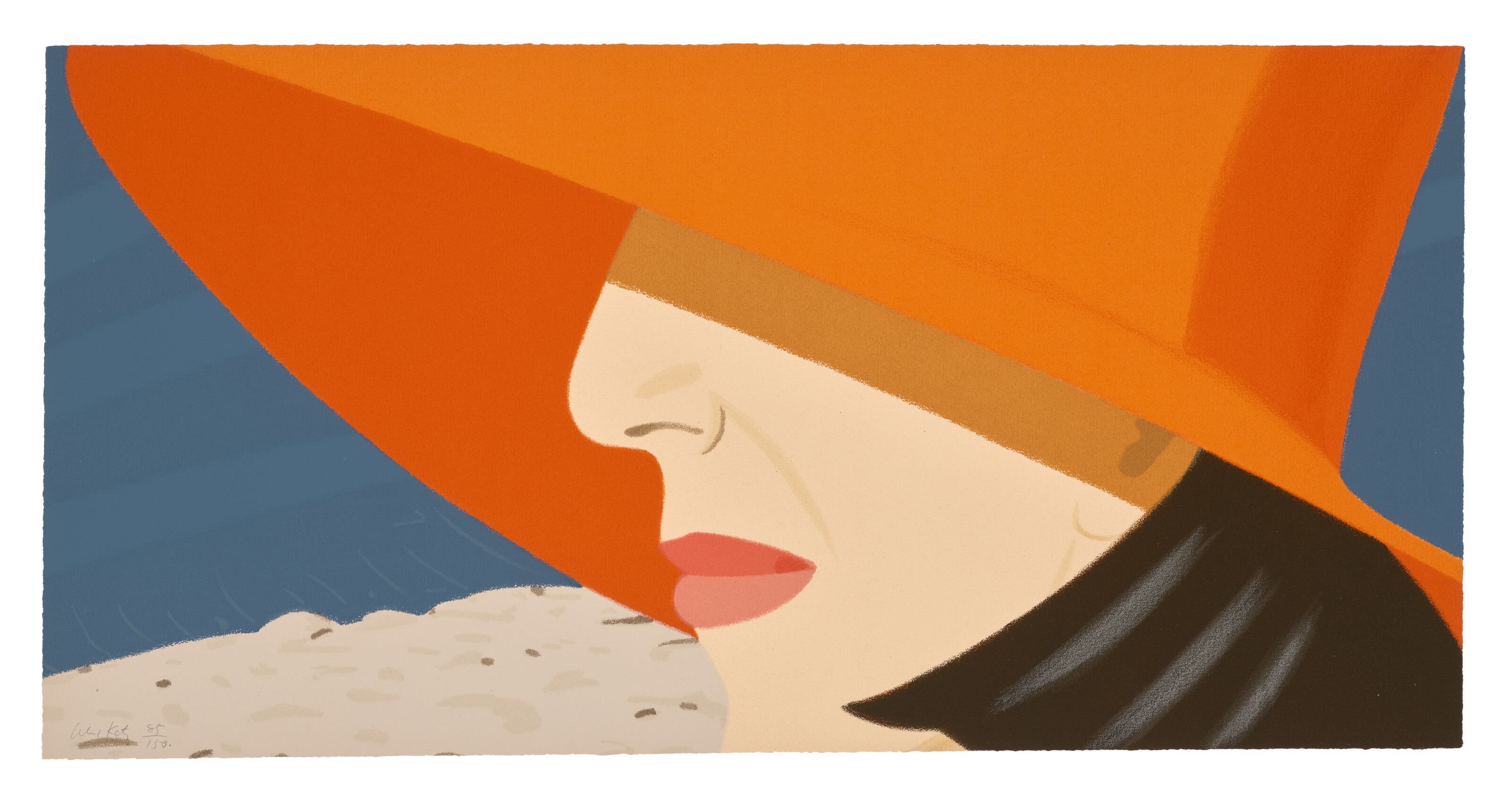 Alex Katz — Оранжевая шляпа от Алекса и Ады, 1960-е - 1980-е годы
