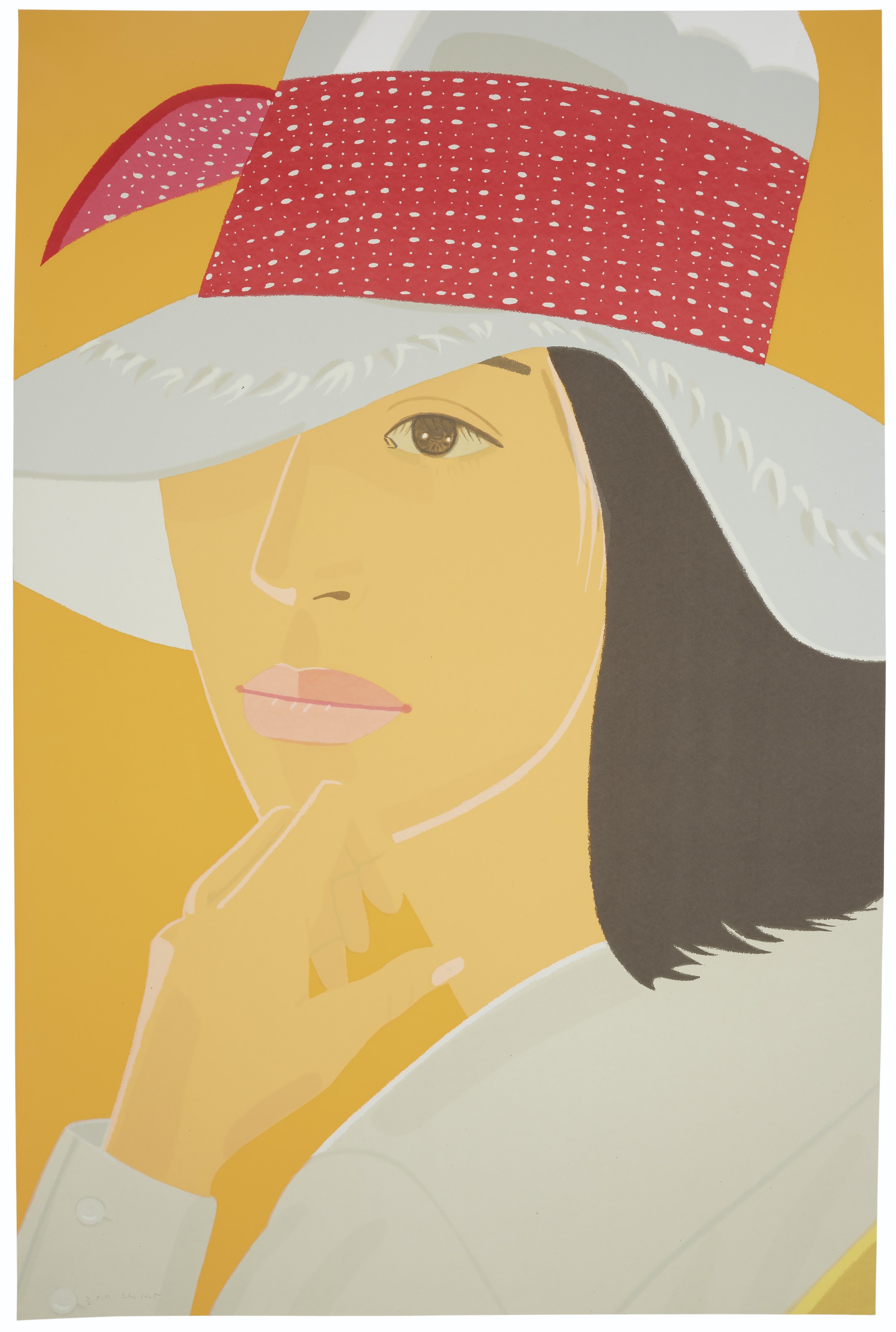 Alex Katz — Красная полоса