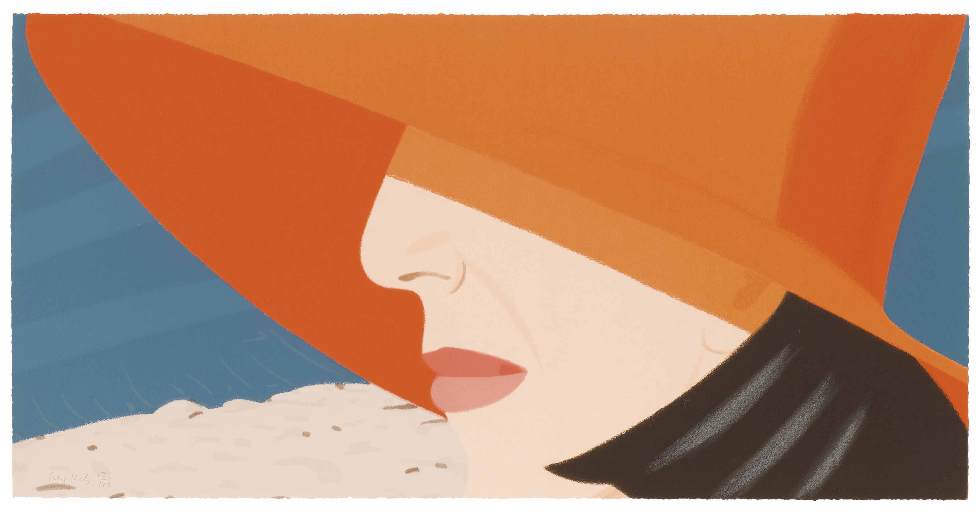 Alex Katz — Оранжевая шляпа от Алекса и Ады, 1960-е - 1980-е годы