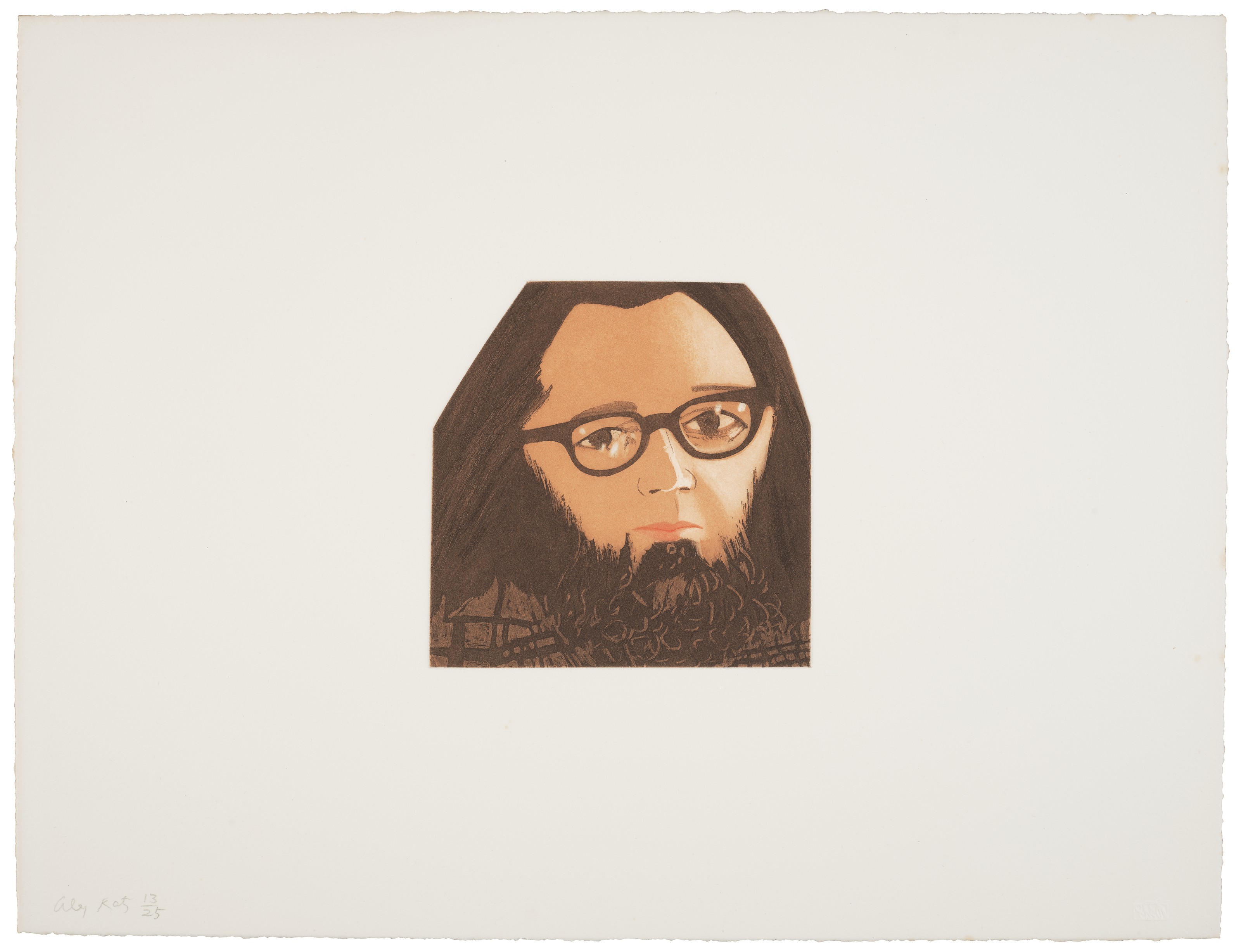 Alex Katz — Лицо поэта, изображение 2
