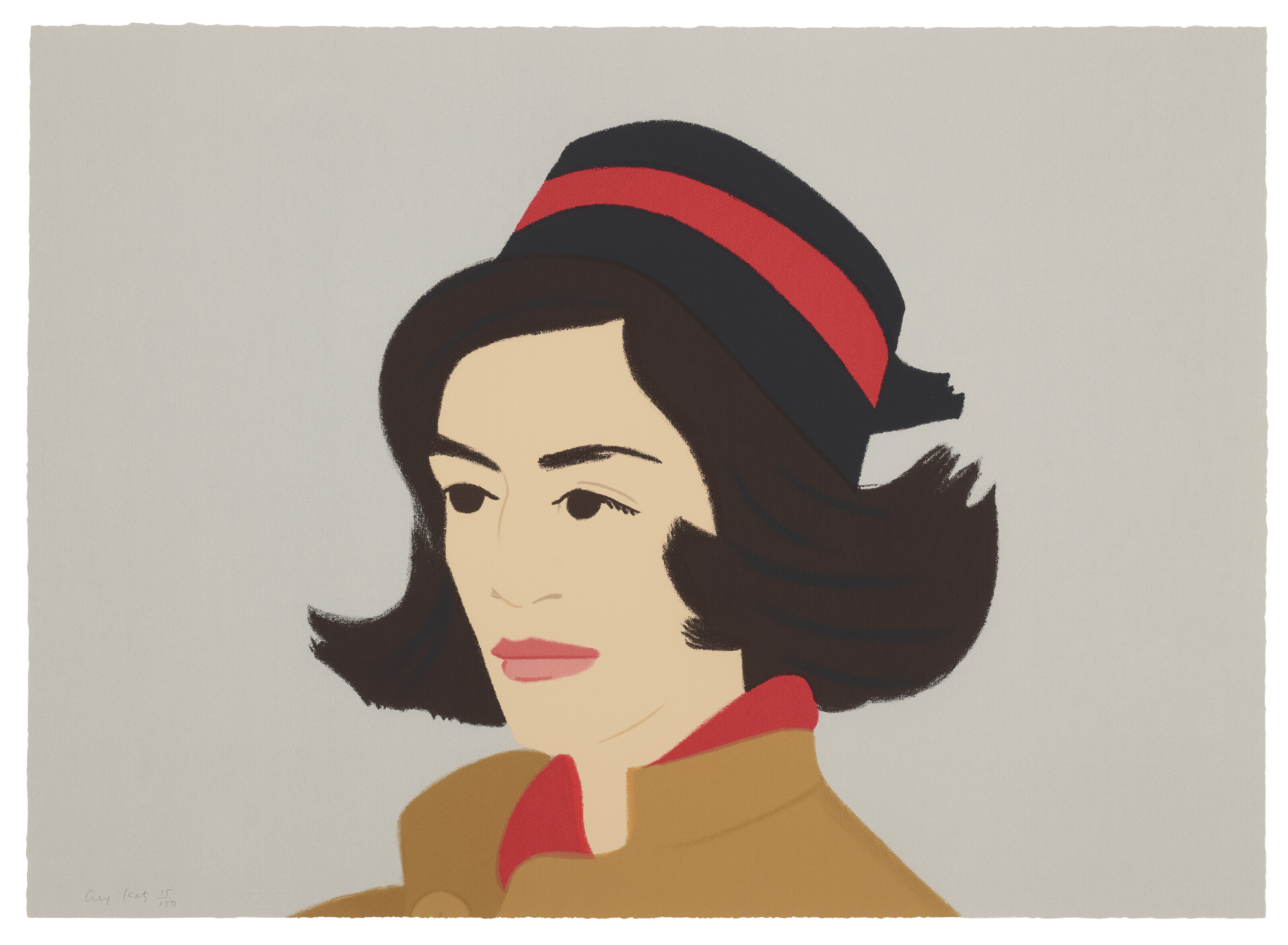 Alex Katz — Ада в шляпе, от Алекса и Ады, 1960-е - 1980-е, изображение 1