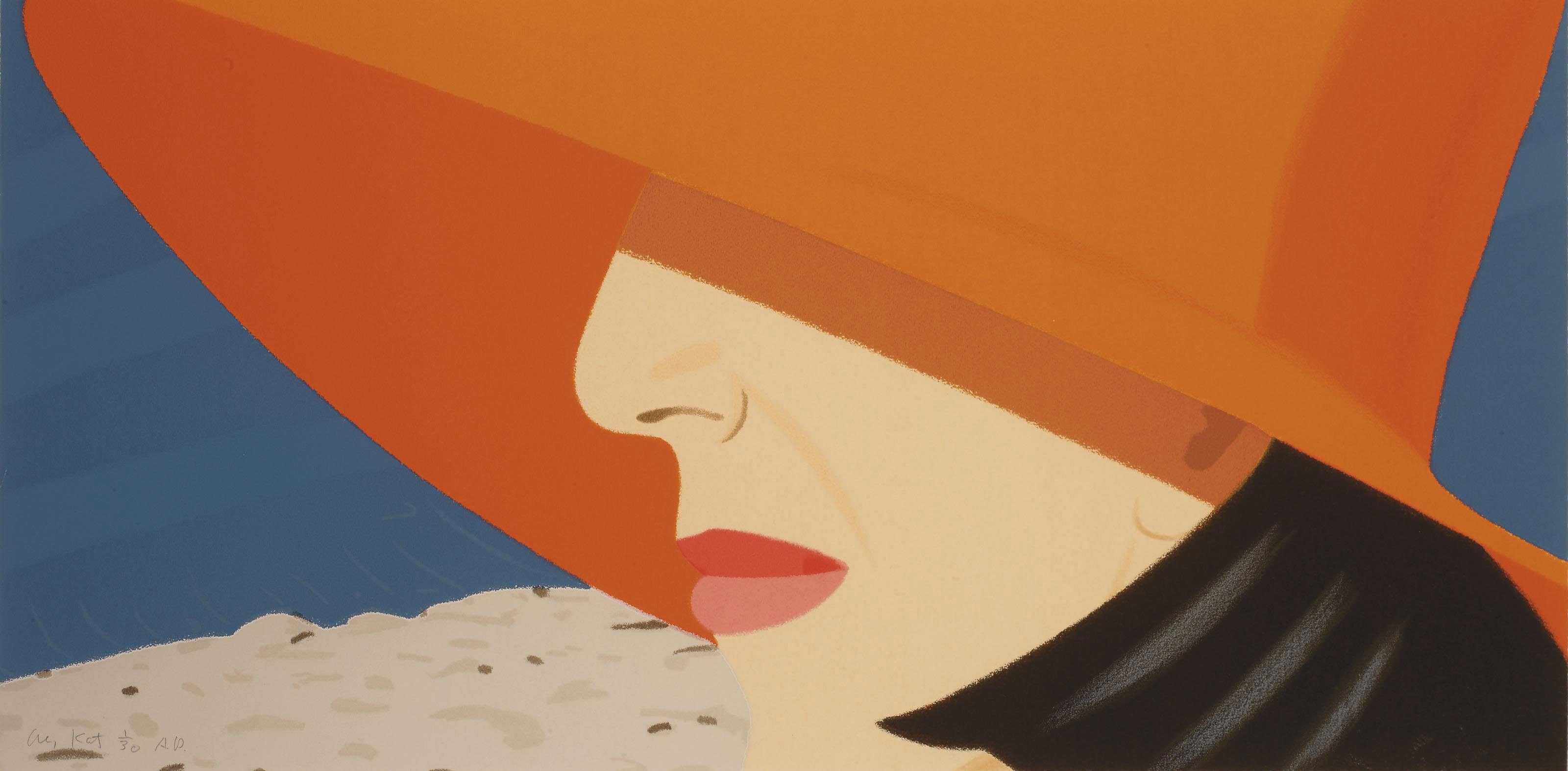 Alex Katz — Оранжевая шляпа от Алекса и Ады, 1960-е - 1980-е годы