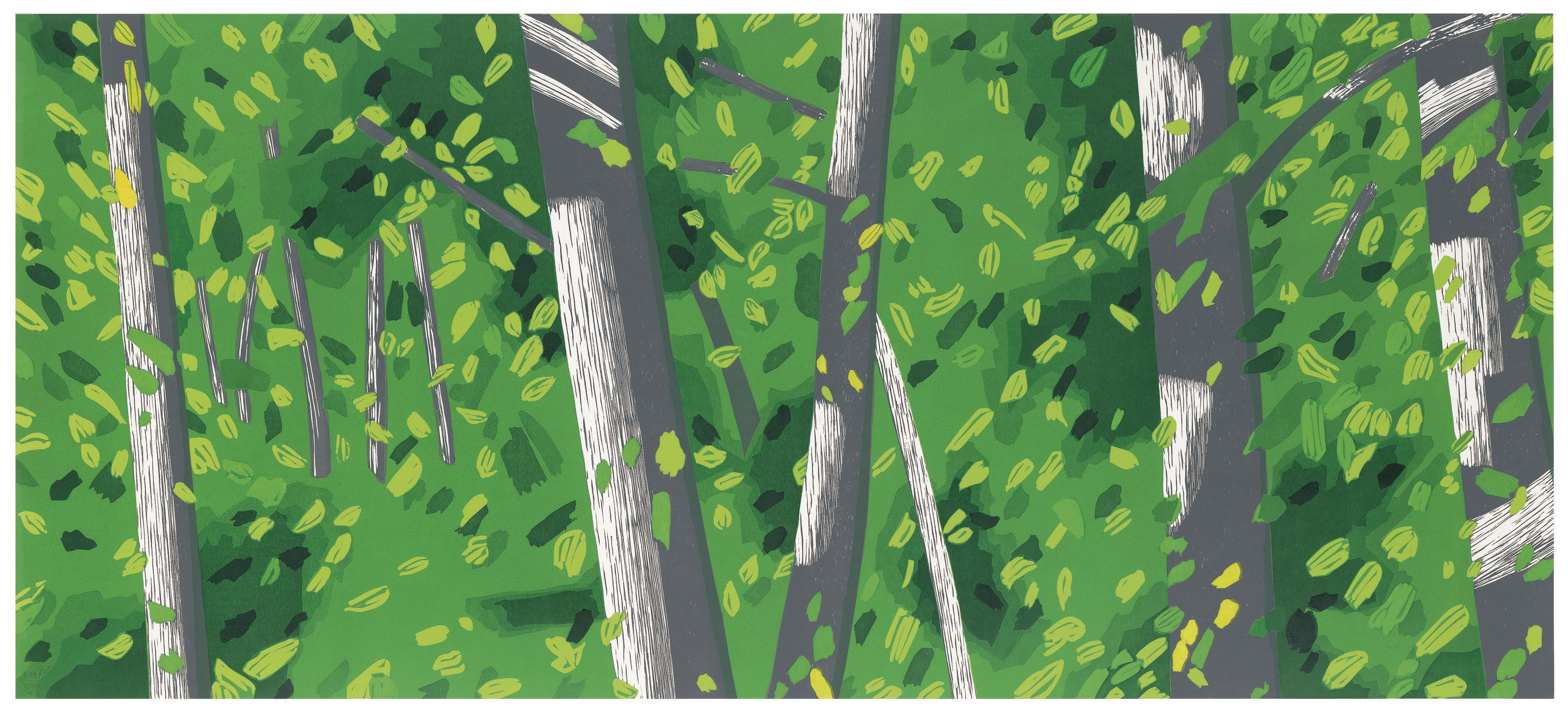 Alex Katz — Лес
