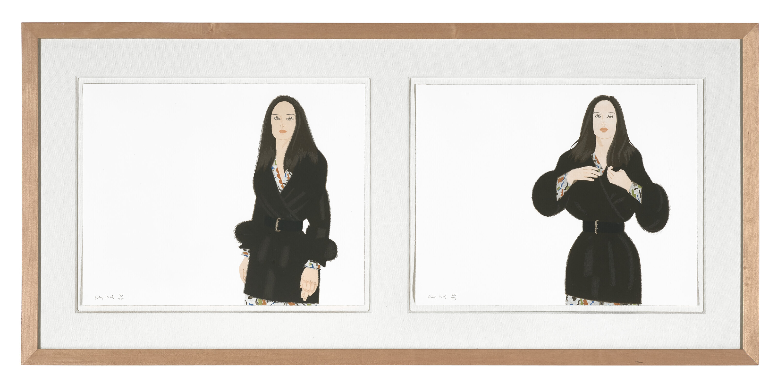Alex Katz — Две гравюры художника, изображение 2