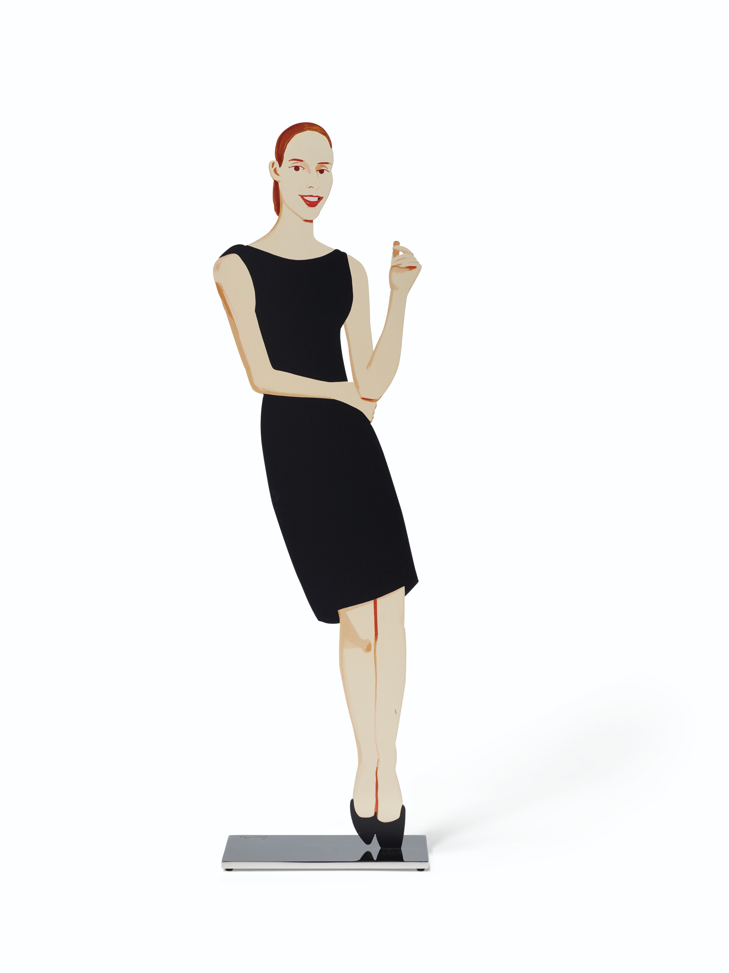 Alex Katz — Улла, из-за вырезов черного платья, изображение 2