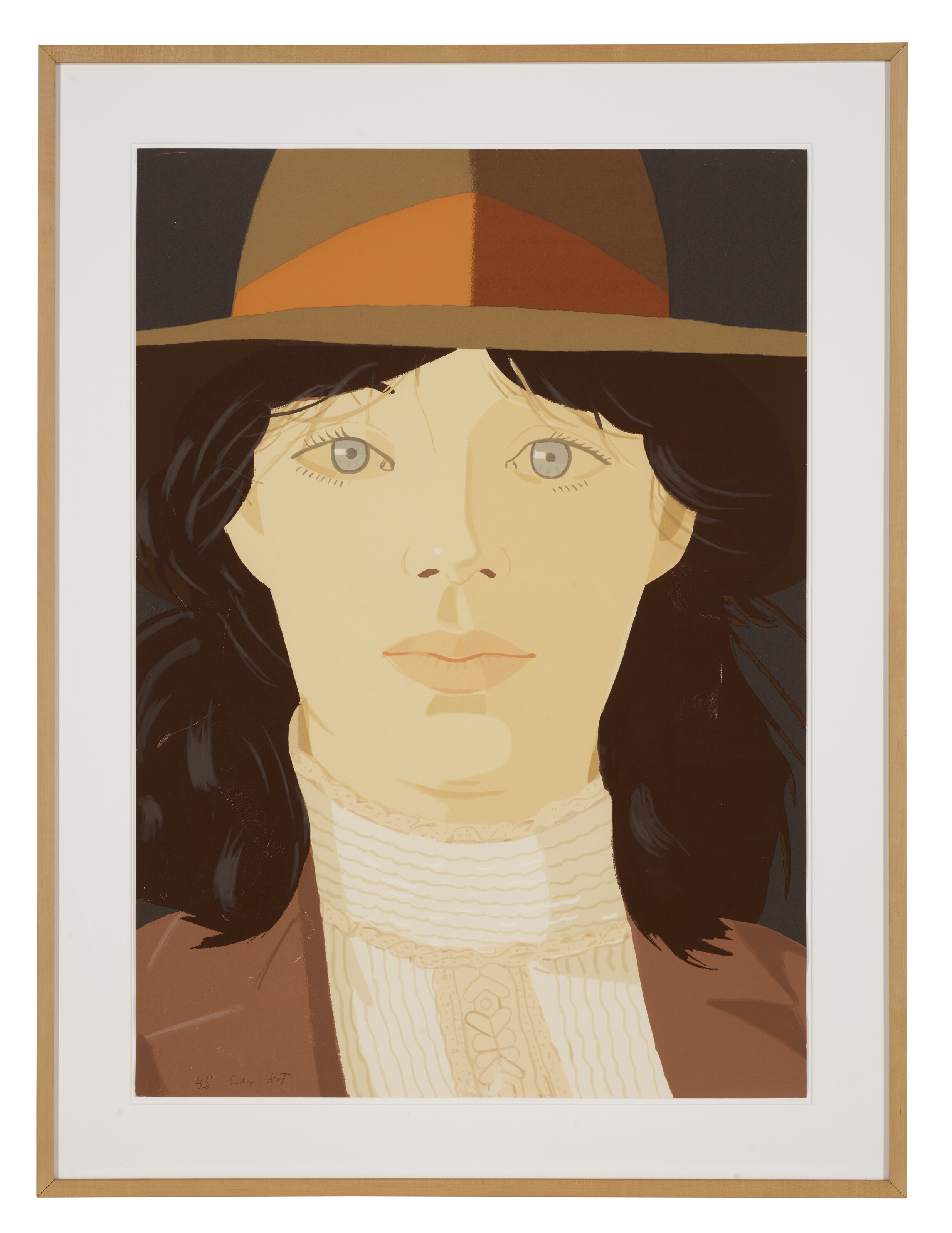 Alex Katz — Оранжевая полоса, изображение 2