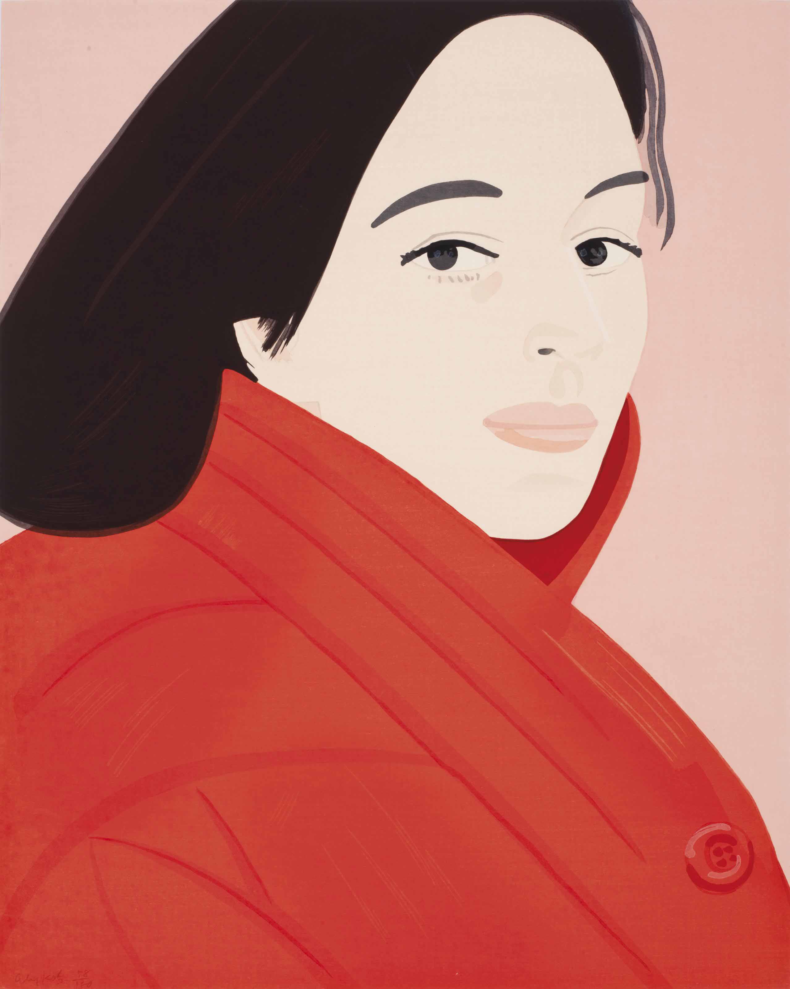 Alex Katz — Оживленный день (гравюра на дереве)