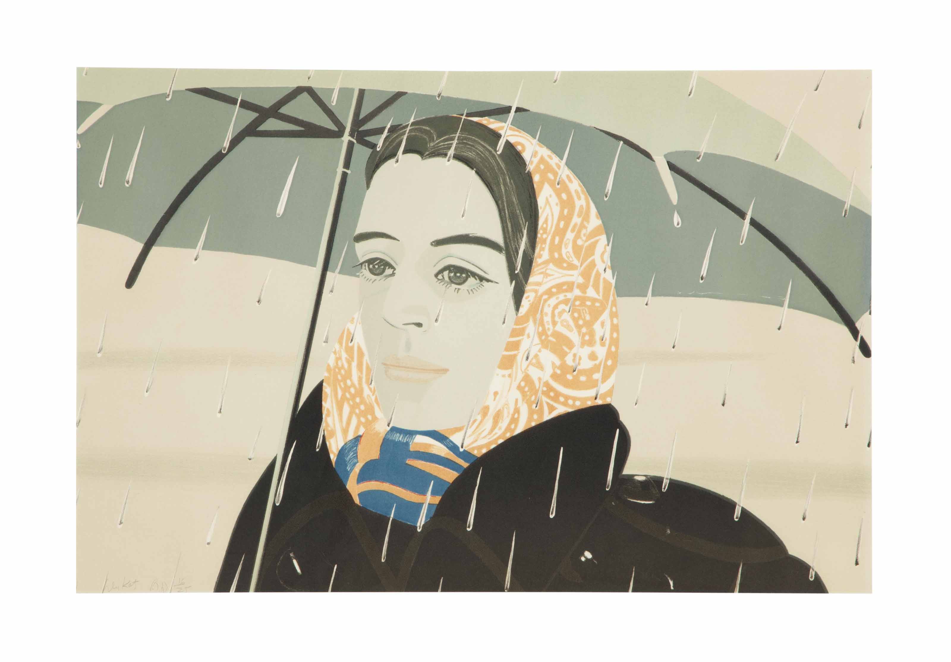 Alex Katz — Синий зонт (S. 122)