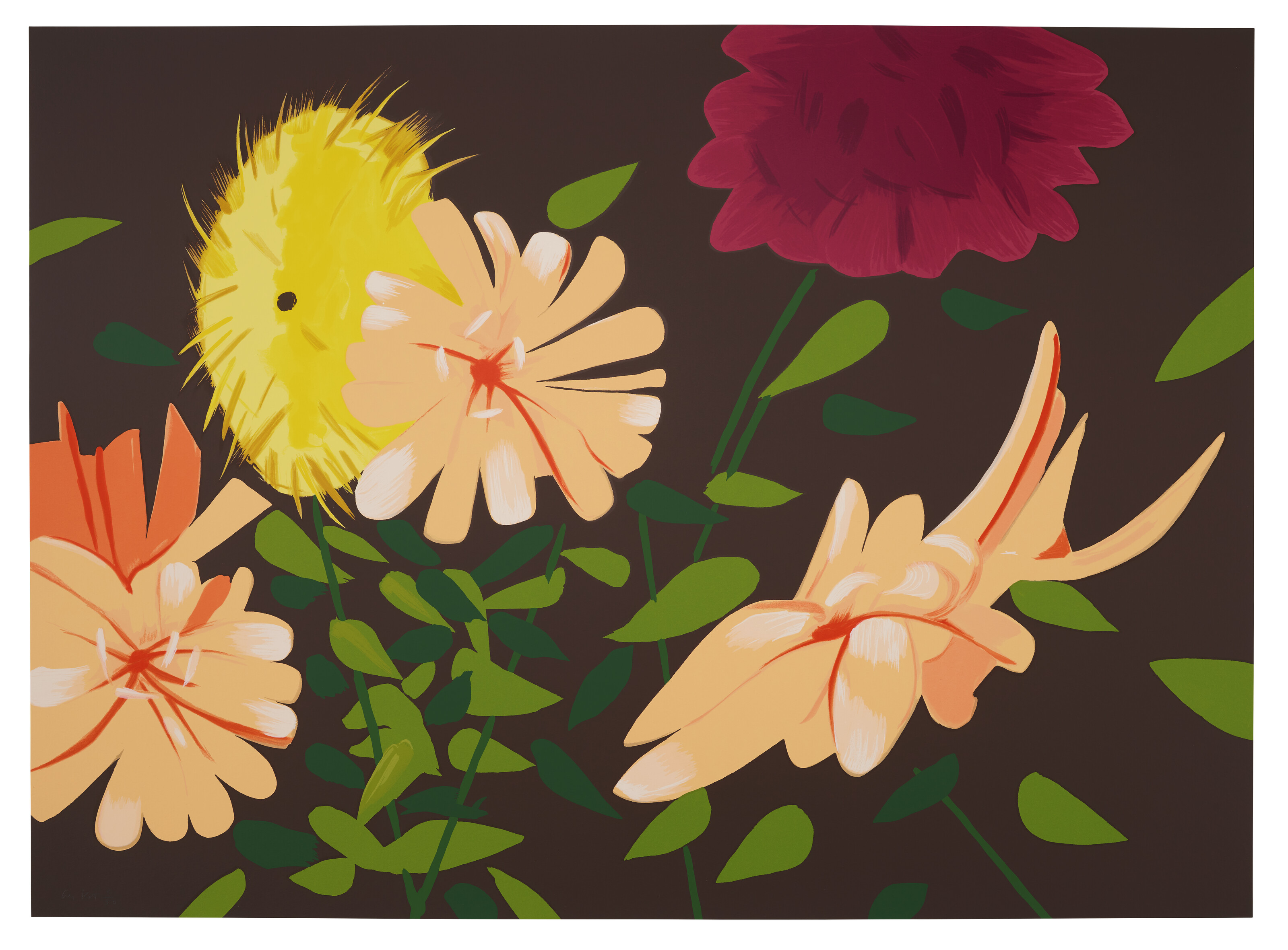 Alex Katz — Поздние летние цветы