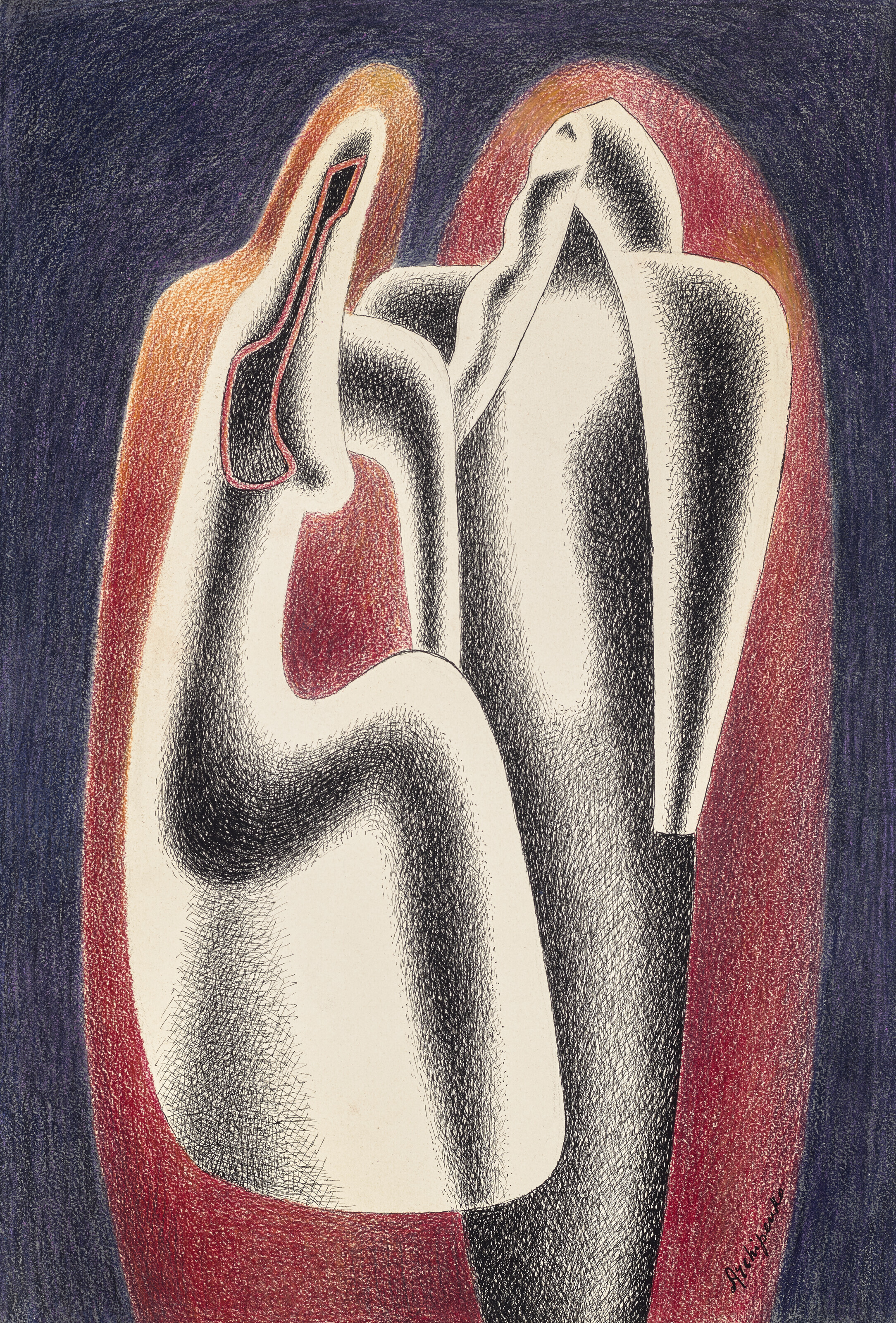 Alexander Archipenko — Освещенные фигуры