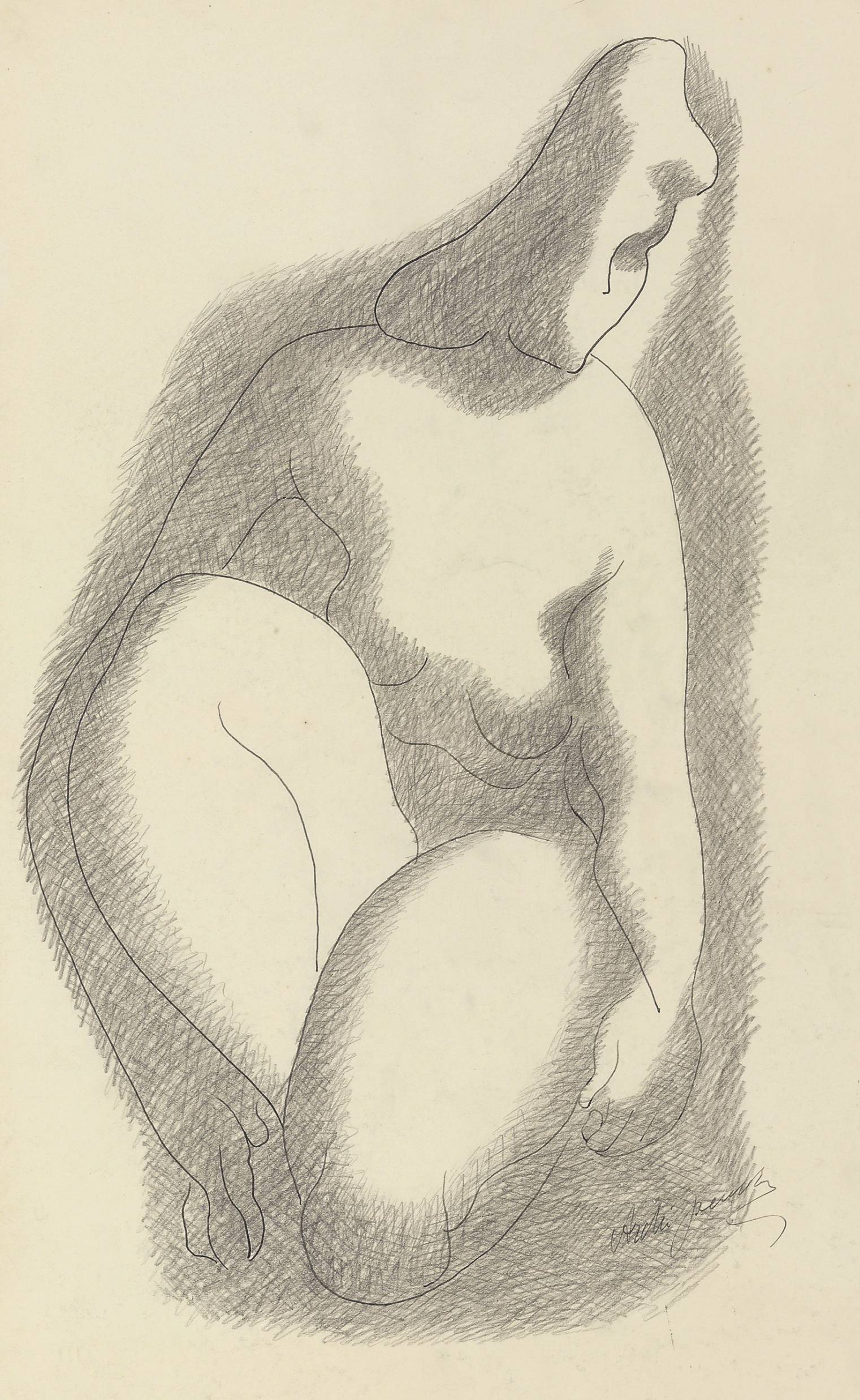 Alexander Archipenko — Обнаженная в сером