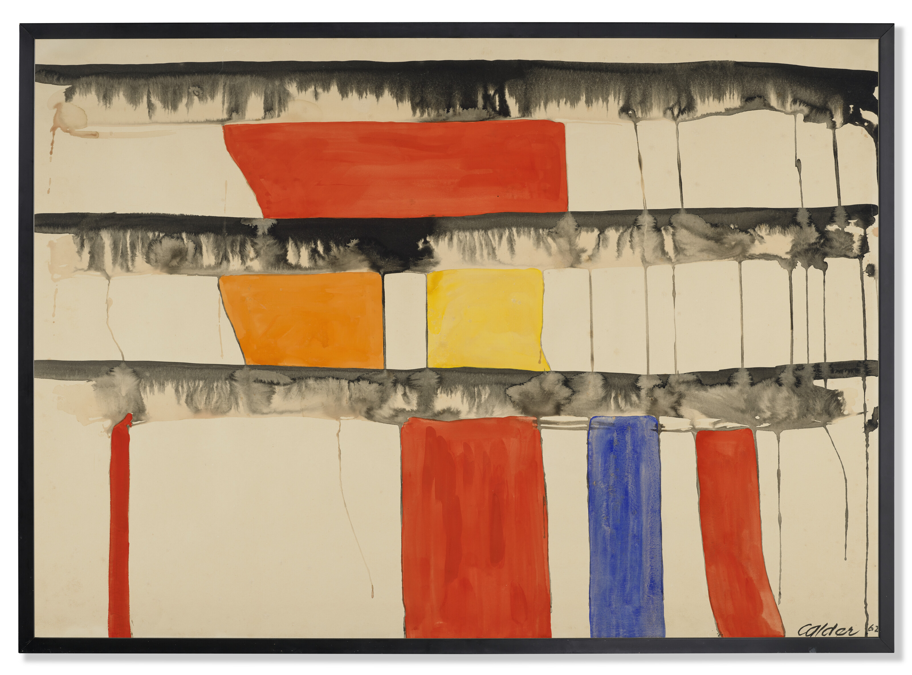 Alexander Calder — Красные квадраты, Черные полосы, изображение 3