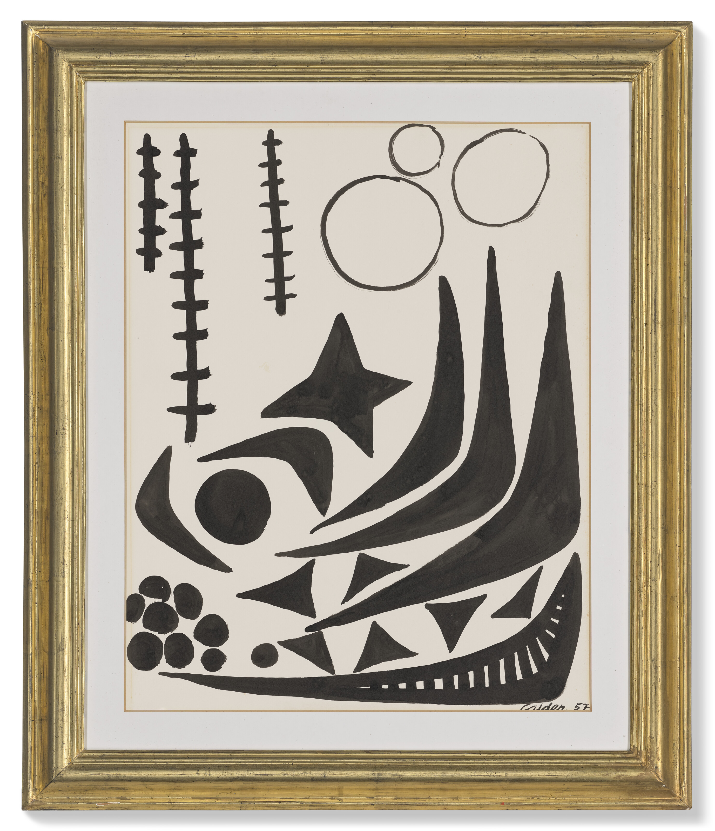 Alexander Calder — Бумеранги, Один полосатый, изображение 2