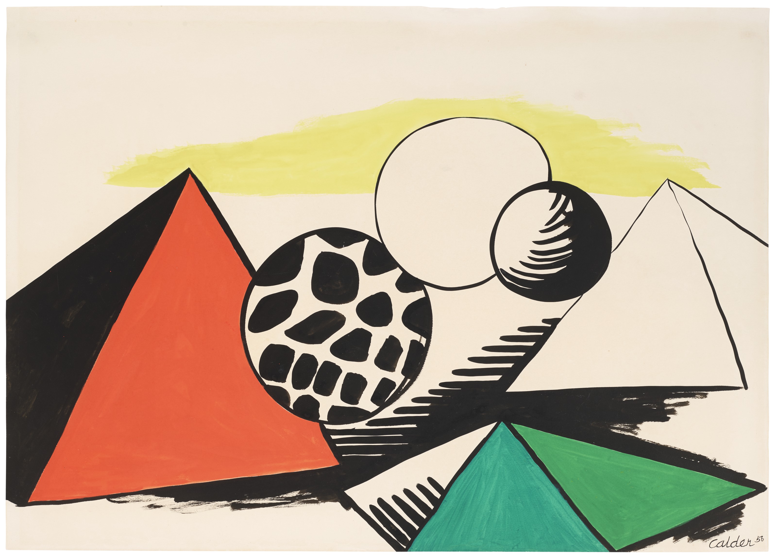 Alexander Calder — Пятнистый шар и пирамиды, изображение 2