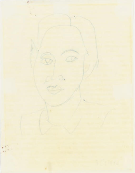 Alexander Calder — (Без названия) Портрет мужчины