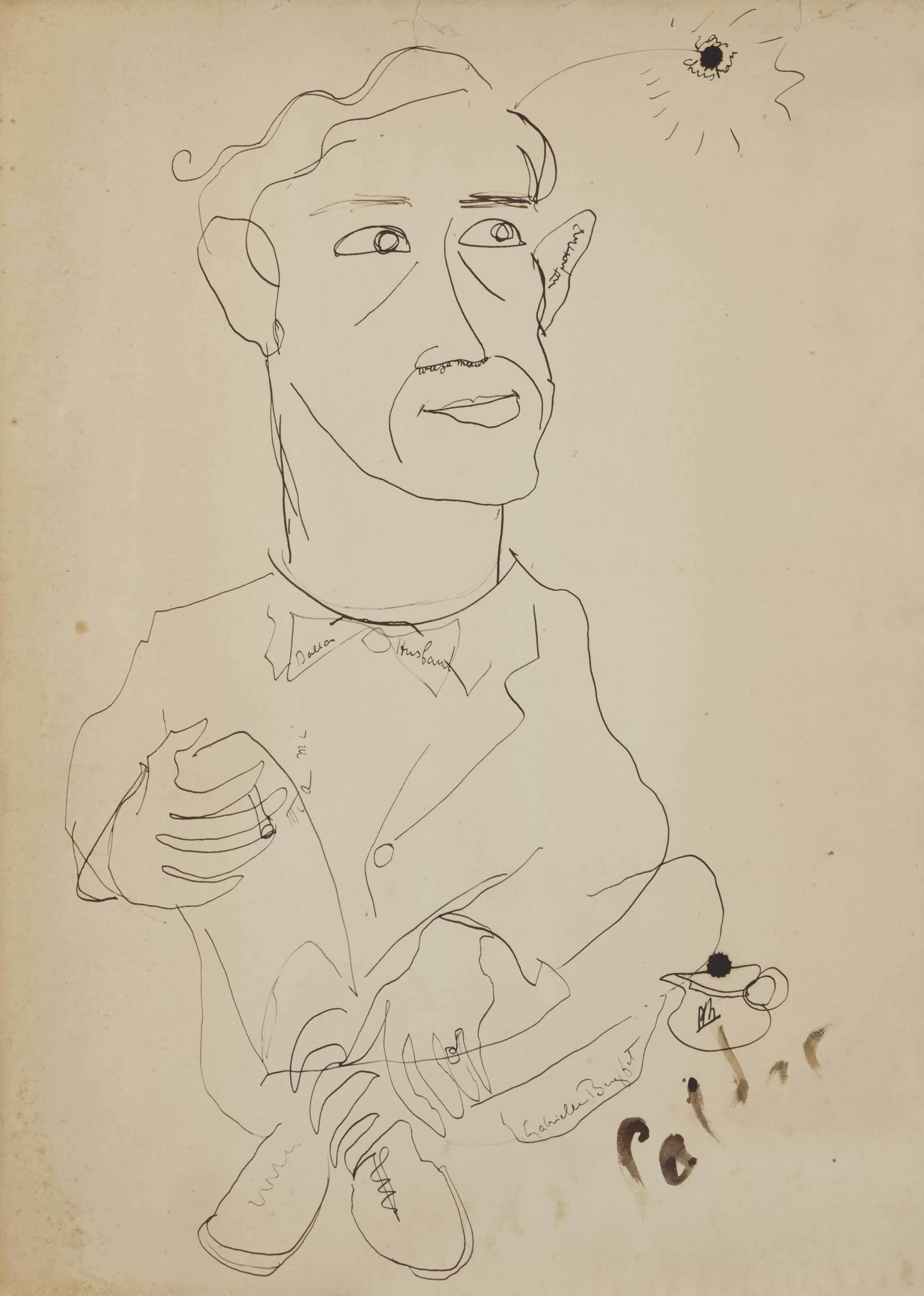 Alexander Calder — Портрет Жоржа Гюгне